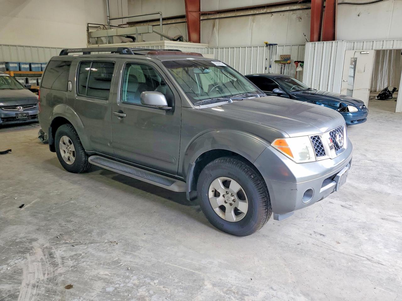 2007 Nissan Pathfinder S Gray vin: 5N1AR18W67C616590