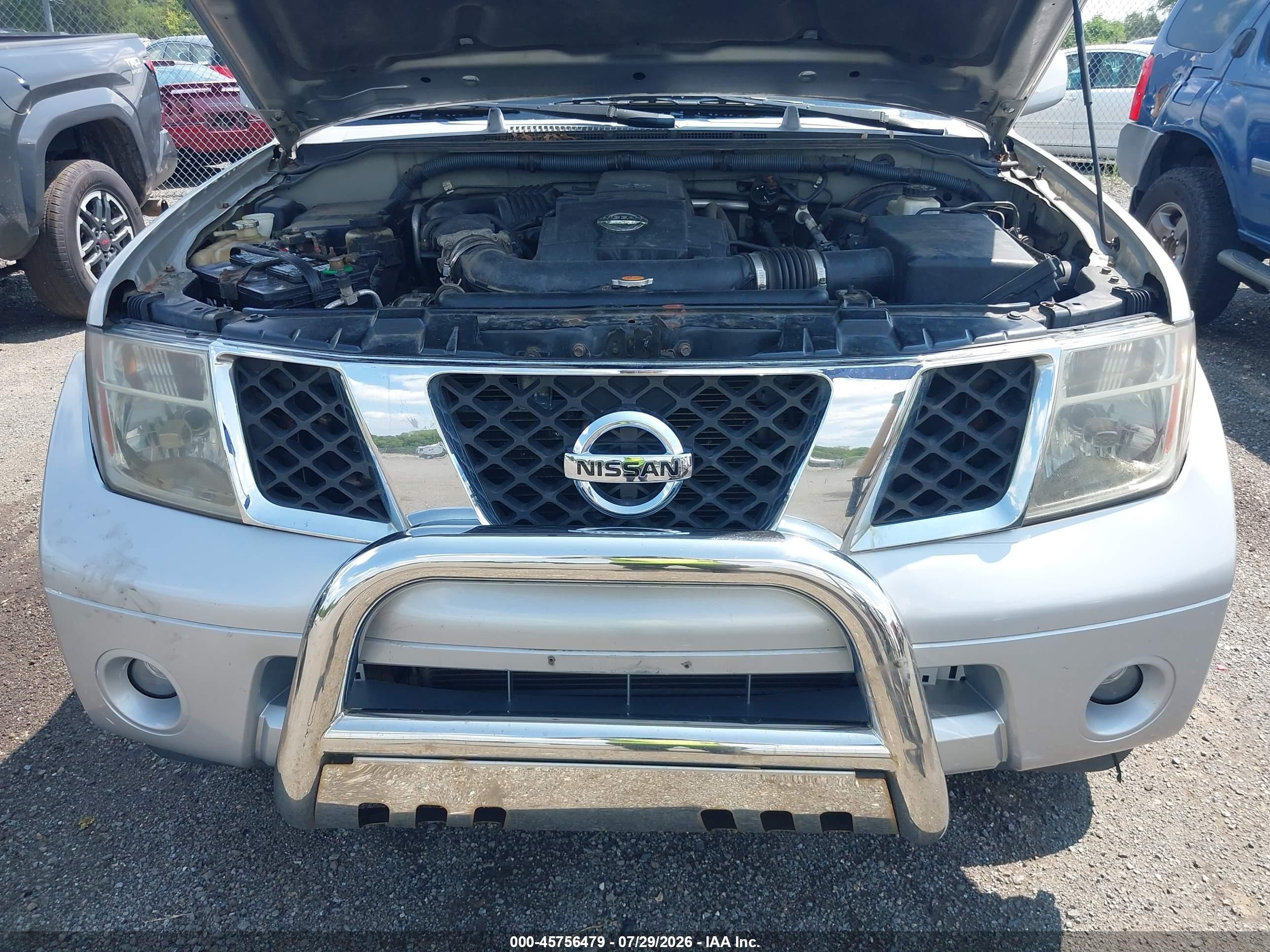 2006 Nissan Pathfinder Se Silver vin: 5N1AR18W76C643330
