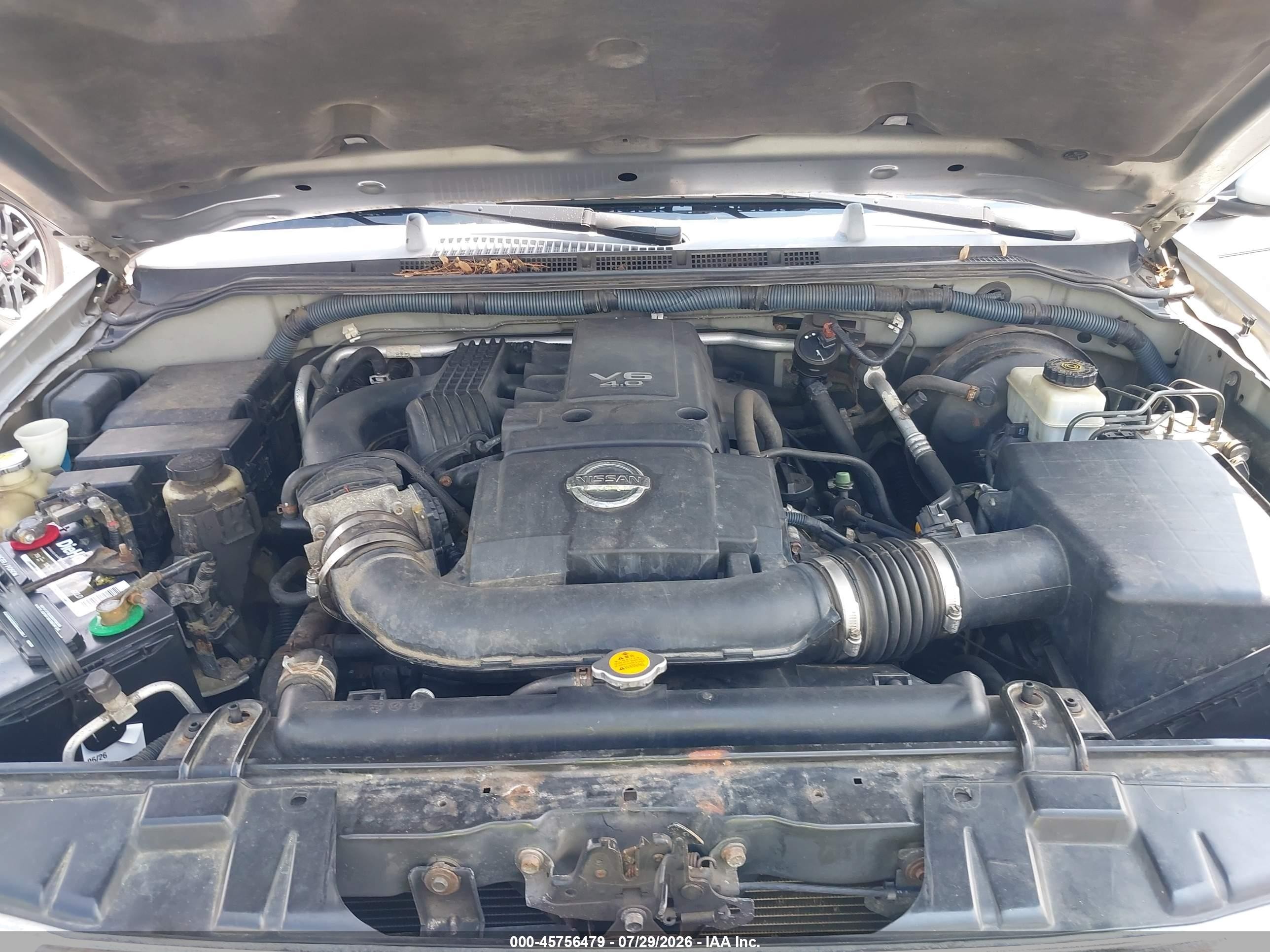 2006 Nissan Pathfinder Se Silver vin: 5N1AR18W76C643330