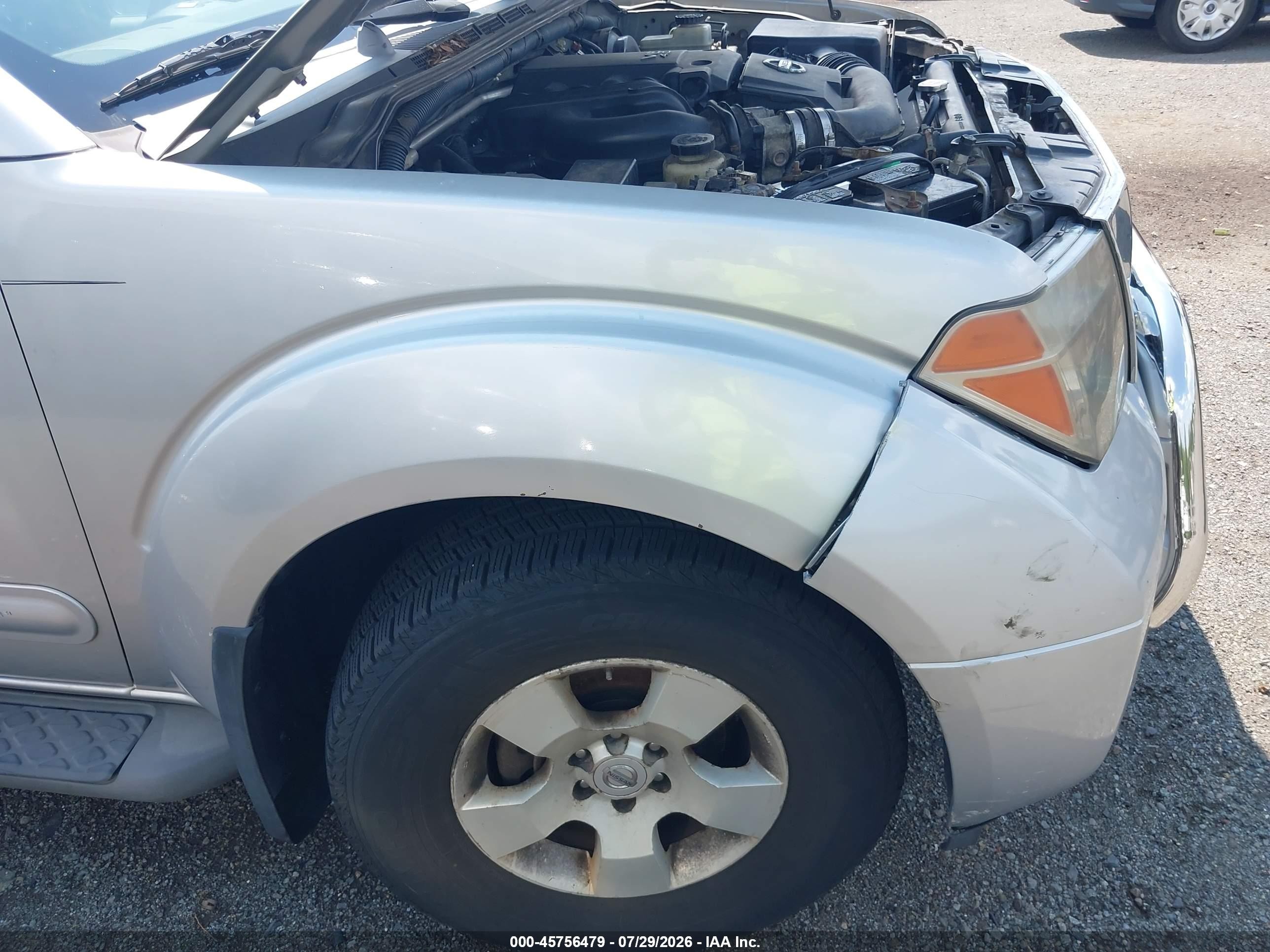 2006 Nissan Pathfinder Se Silver vin: 5N1AR18W76C643330
