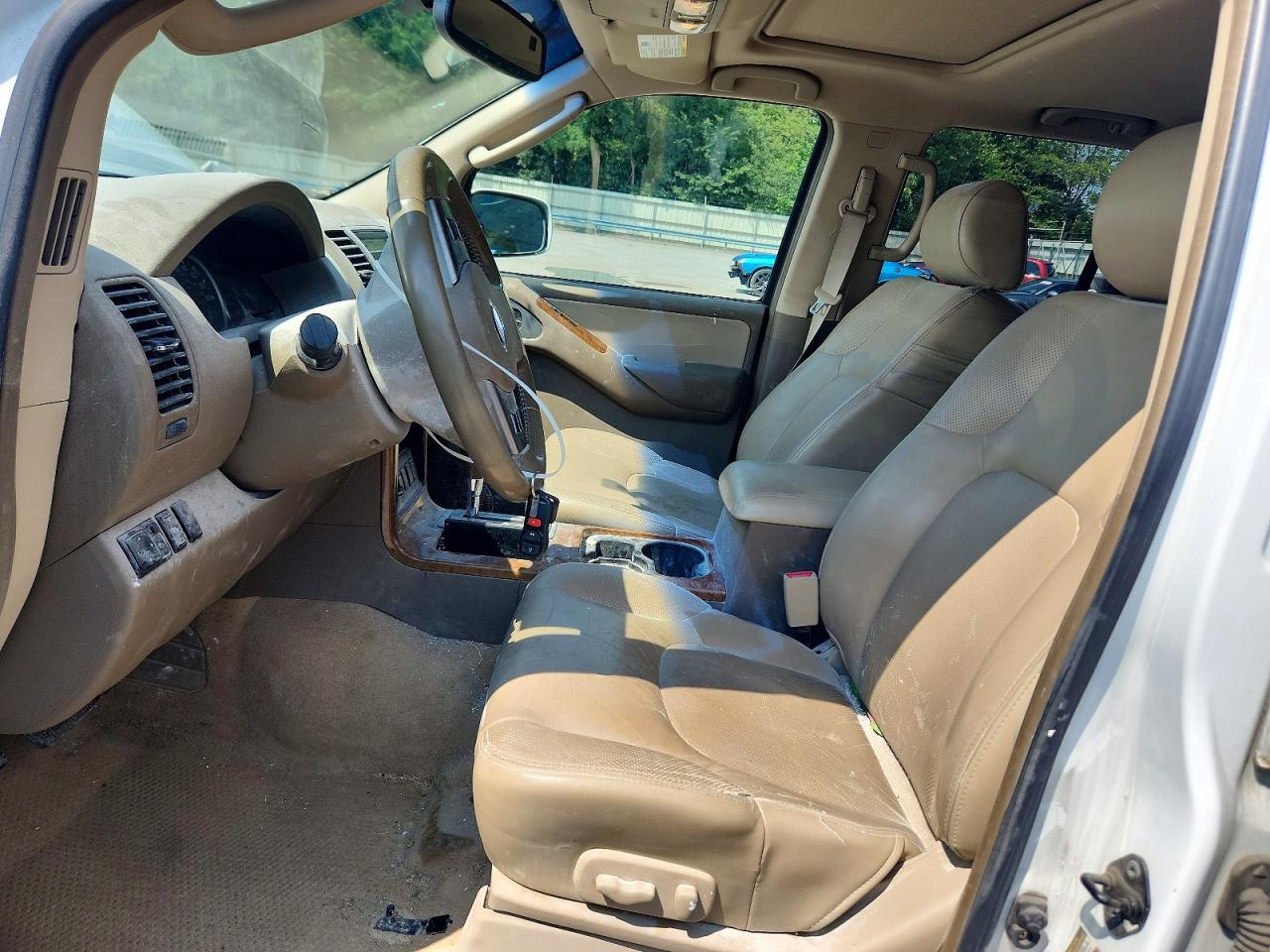 2006 Nissan Pathfinder S White vin: 5N1AR18W76C648513