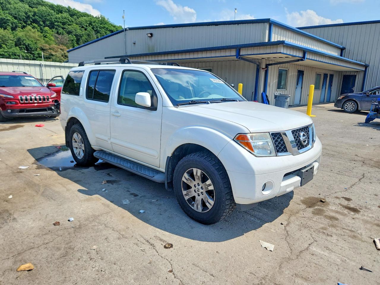 2006 Nissan Pathfinder S White vin: 5N1AR18W76C648513
