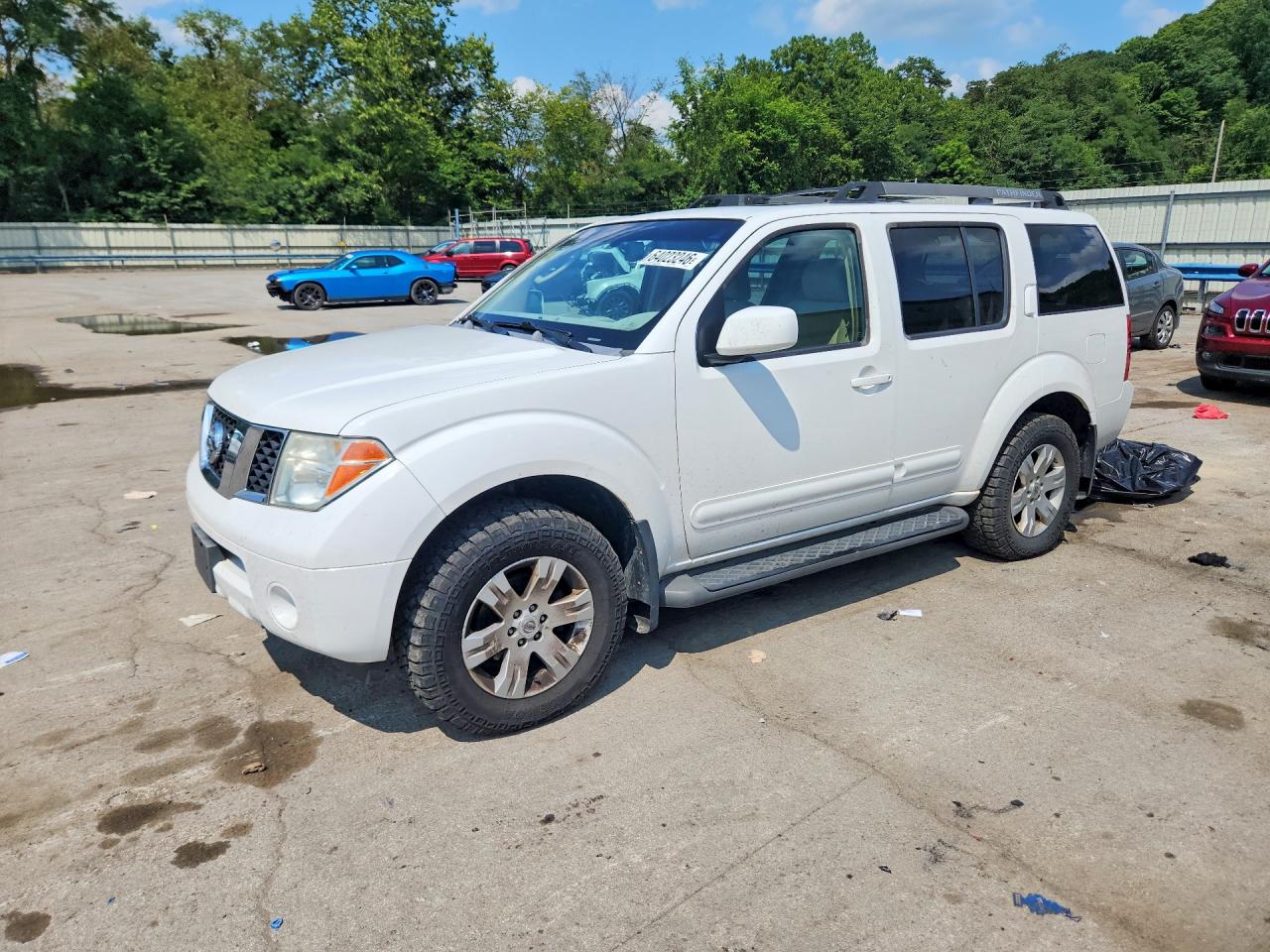 2006 Nissan Pathfinder S White vin: 5N1AR18W76C648513