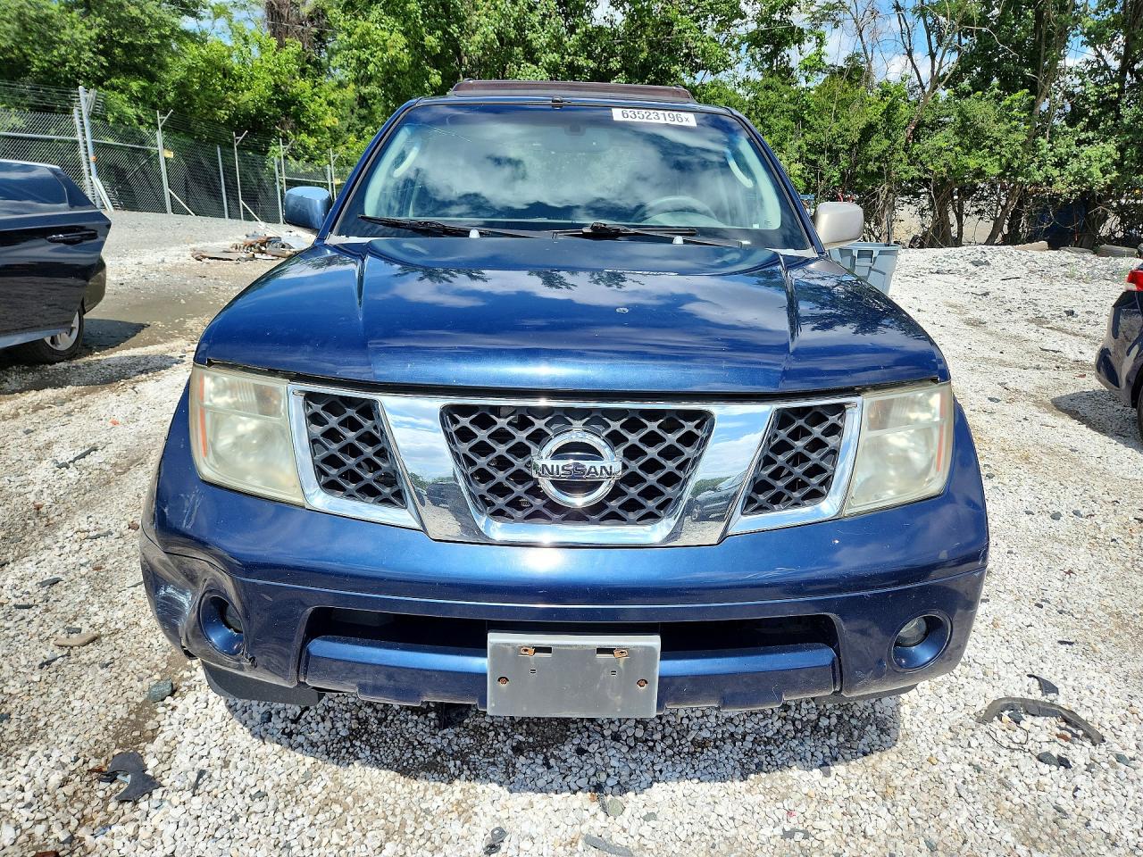 2007 Nissan Pathfinder S Blue vin: 5N1AR18W77C619868