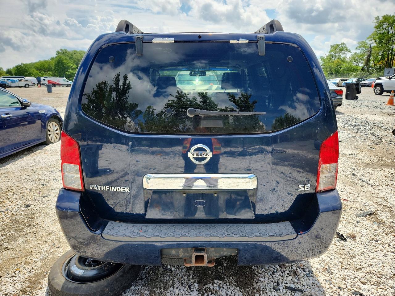 2007 Nissan Pathfinder S Blue vin: 5N1AR18W77C619868