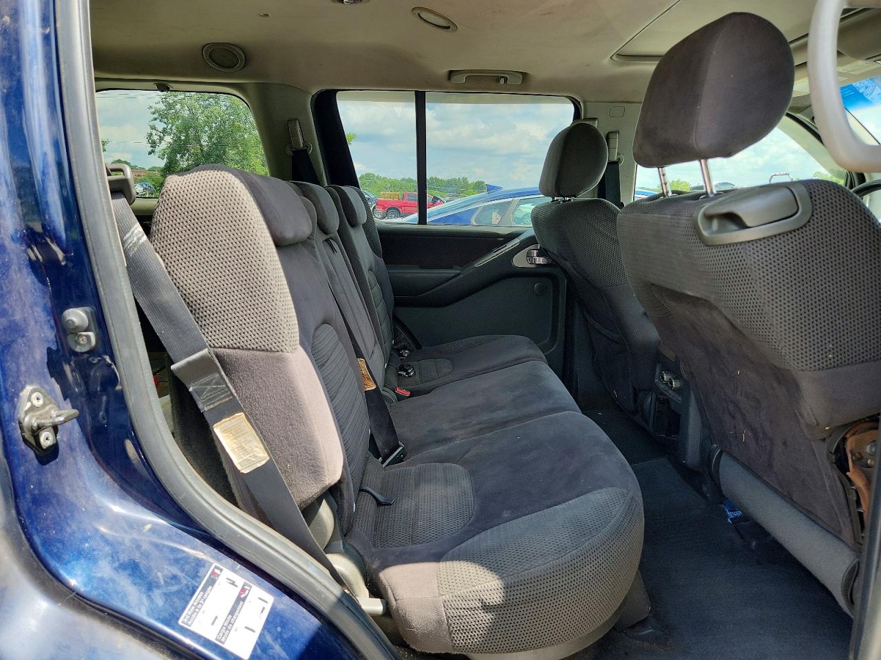 2007 Nissan Pathfinder S Blue vin: 5N1AR18W77C619868