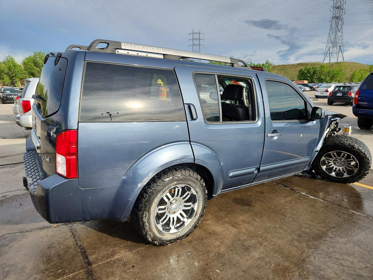 2005 Nissan Pathfinder Xe Синий vin: 5N1AR18W85C754693