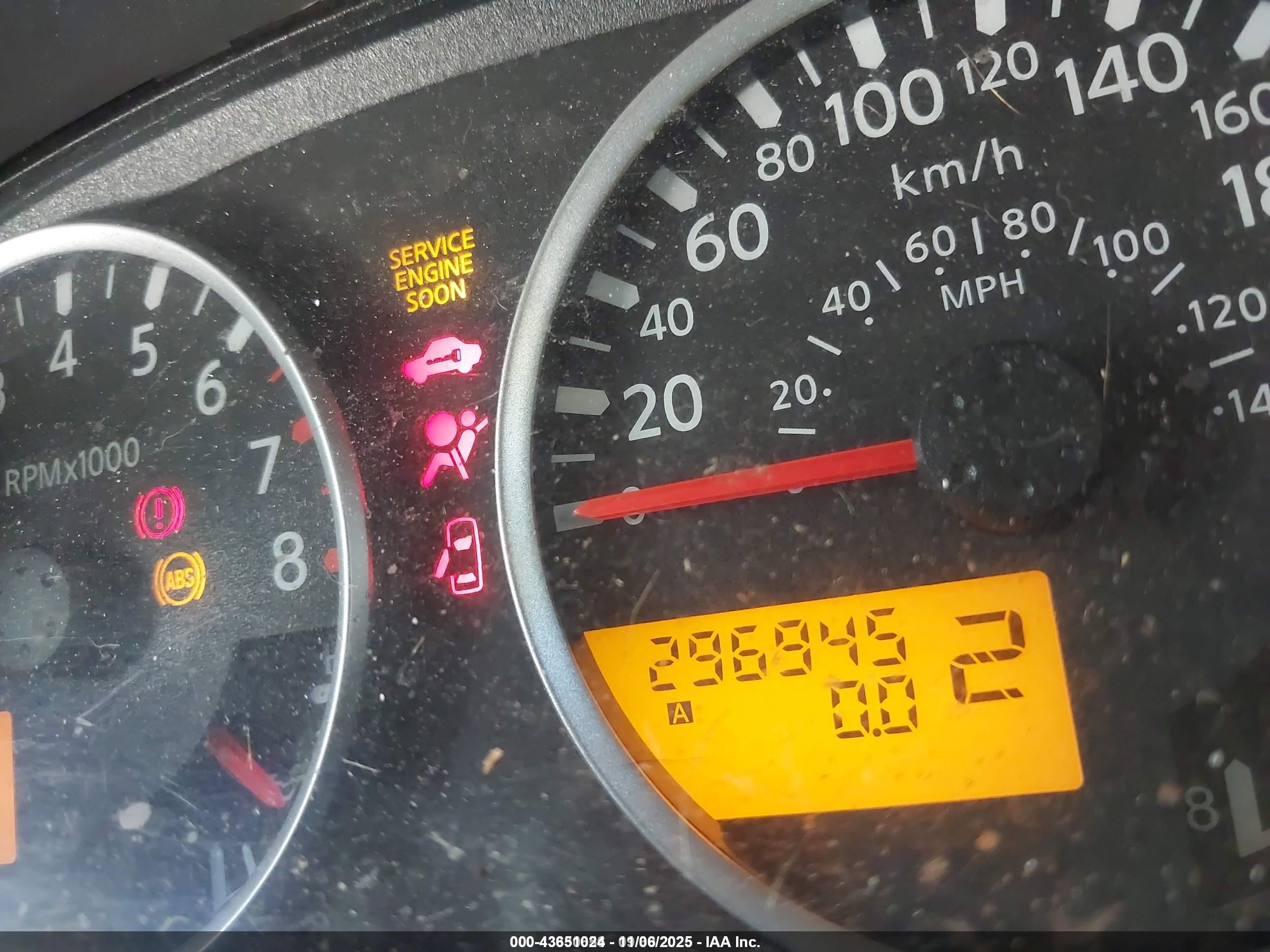 2006 Nissan Pathfinder S vin: 5N1AR18W86C601197
