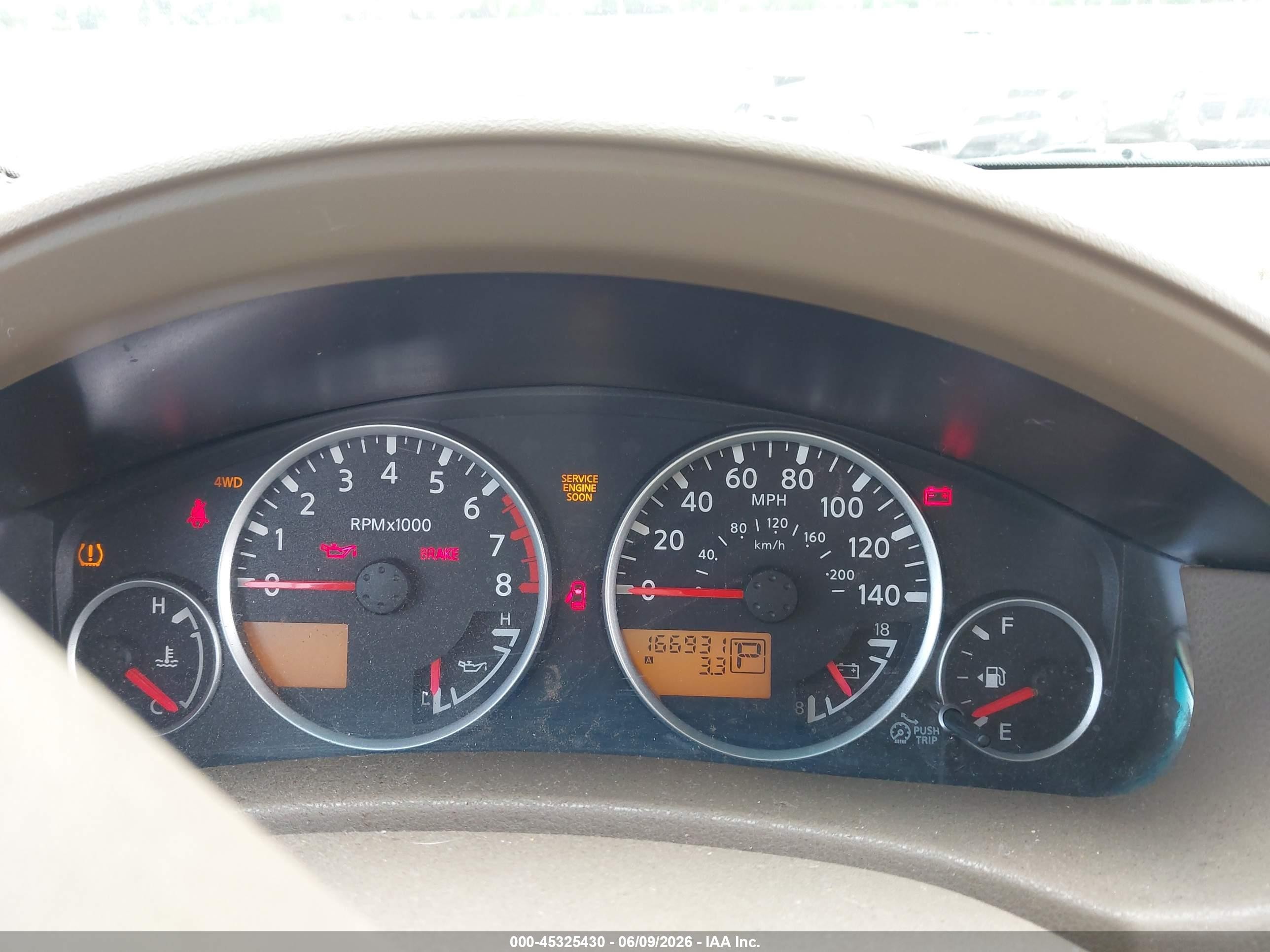 2006 Nissan Pathfinder S Champagne vin: 5N1AR18W86C610014