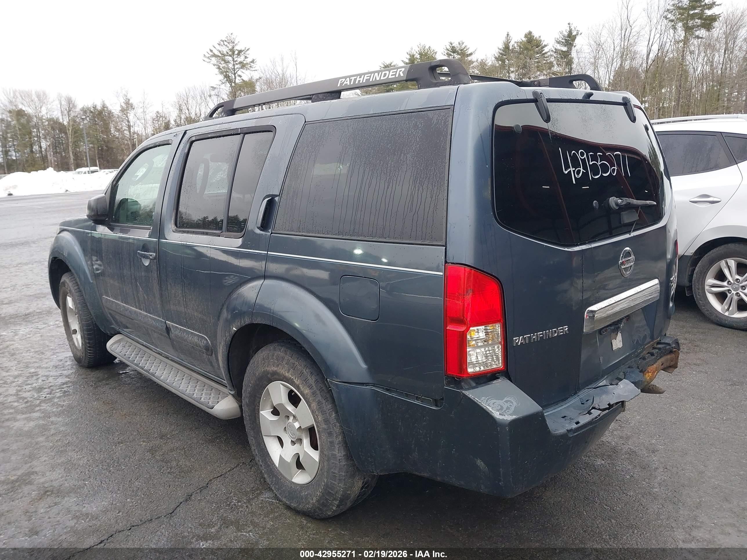 2006 Nissan Pathfinder Se Синий vin: 5N1AR18W86C629176