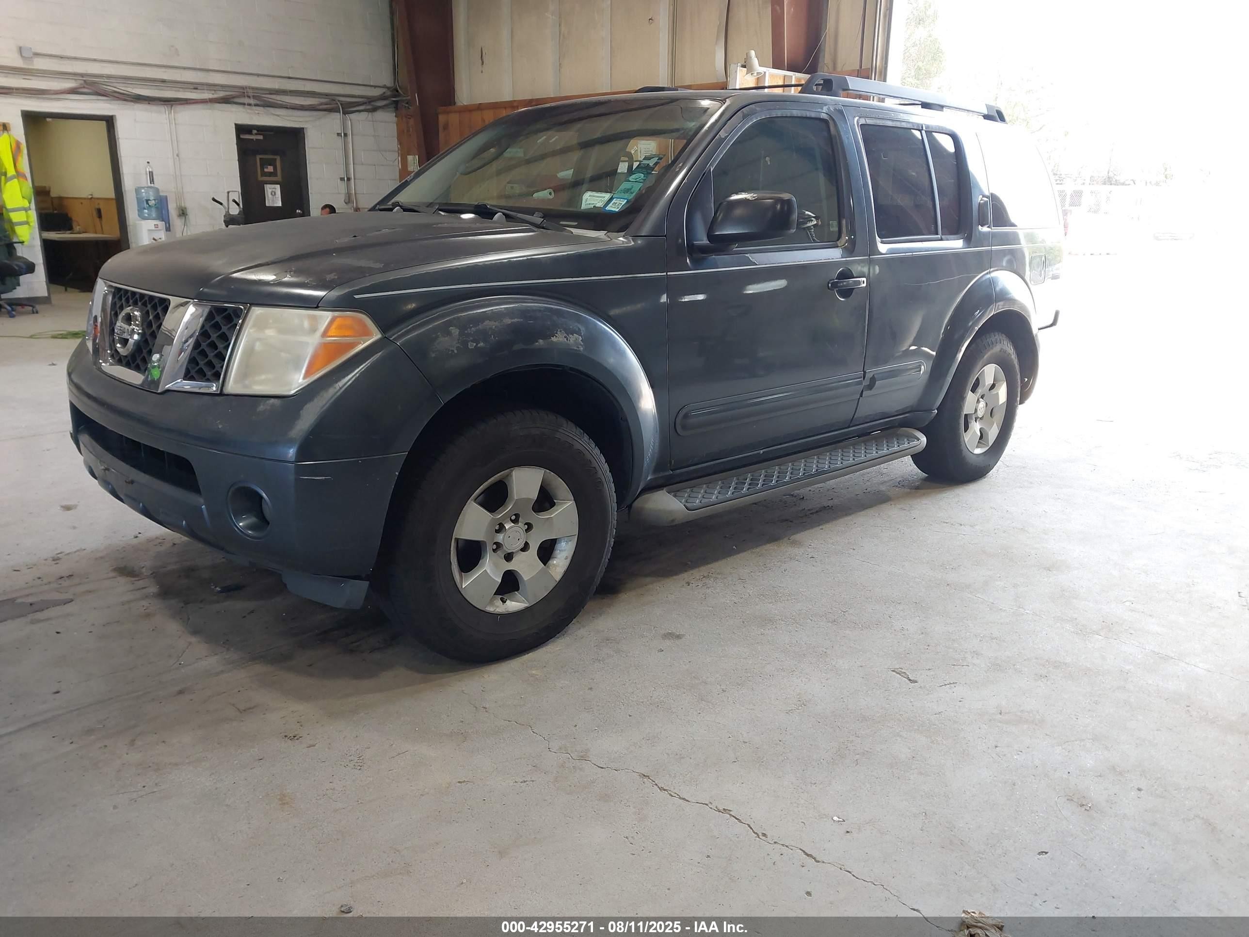 2006 Nissan Pathfinder Se Синий vin: 5N1AR18W86C629176