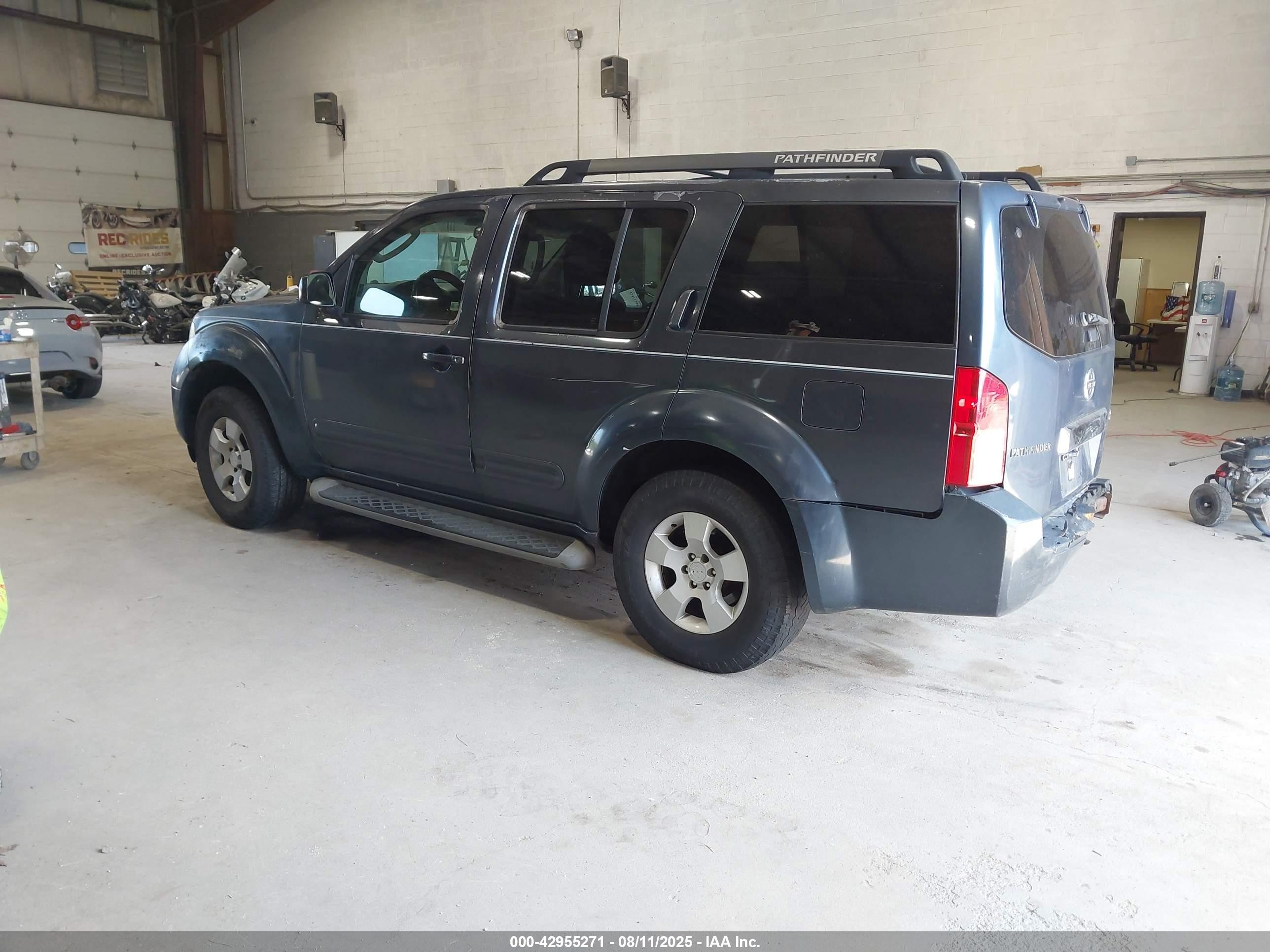 2006 Nissan Pathfinder Se Синий vin: 5N1AR18W86C629176