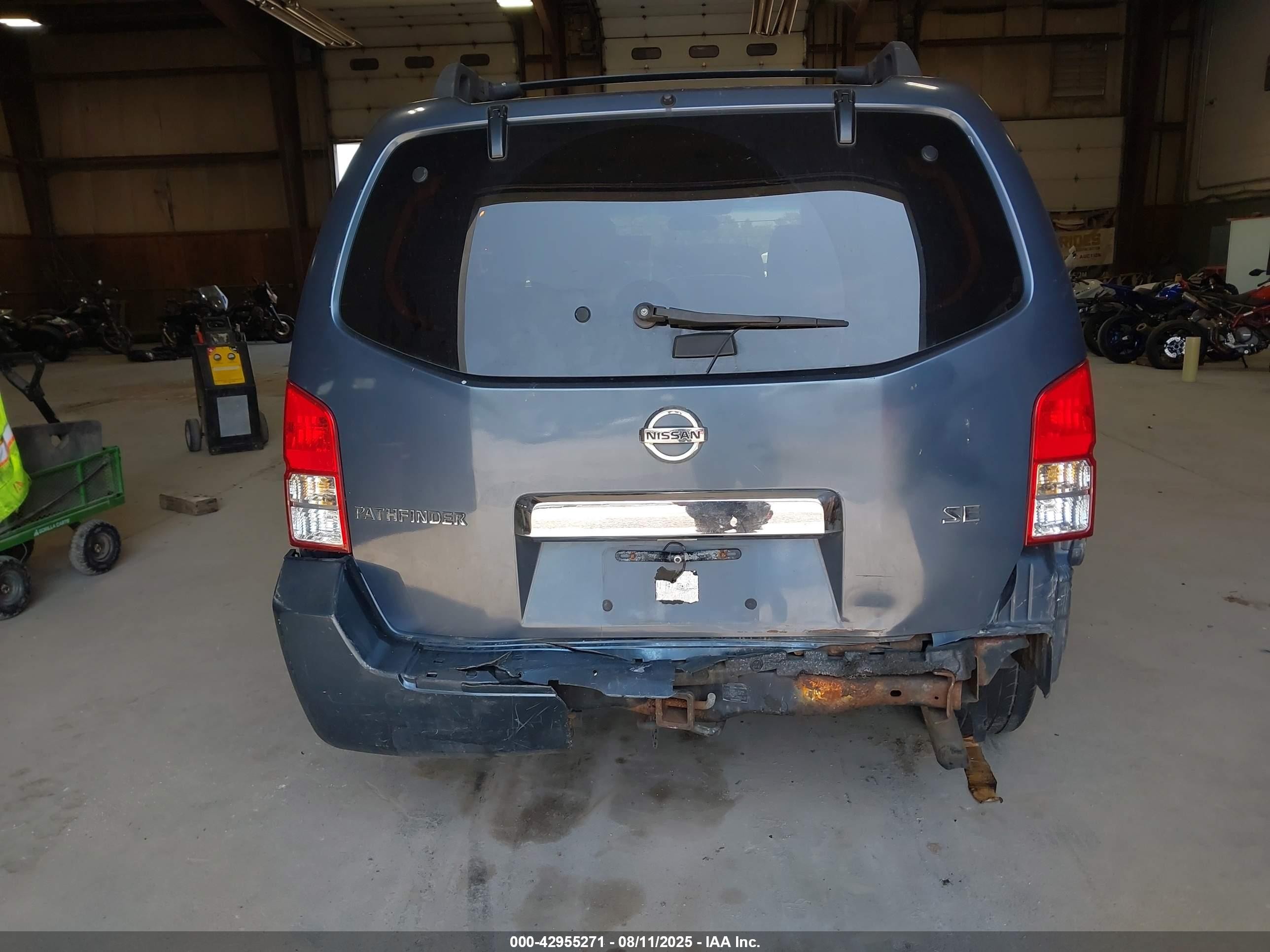 2006 Nissan Pathfinder Se Синий vin: 5N1AR18W86C629176