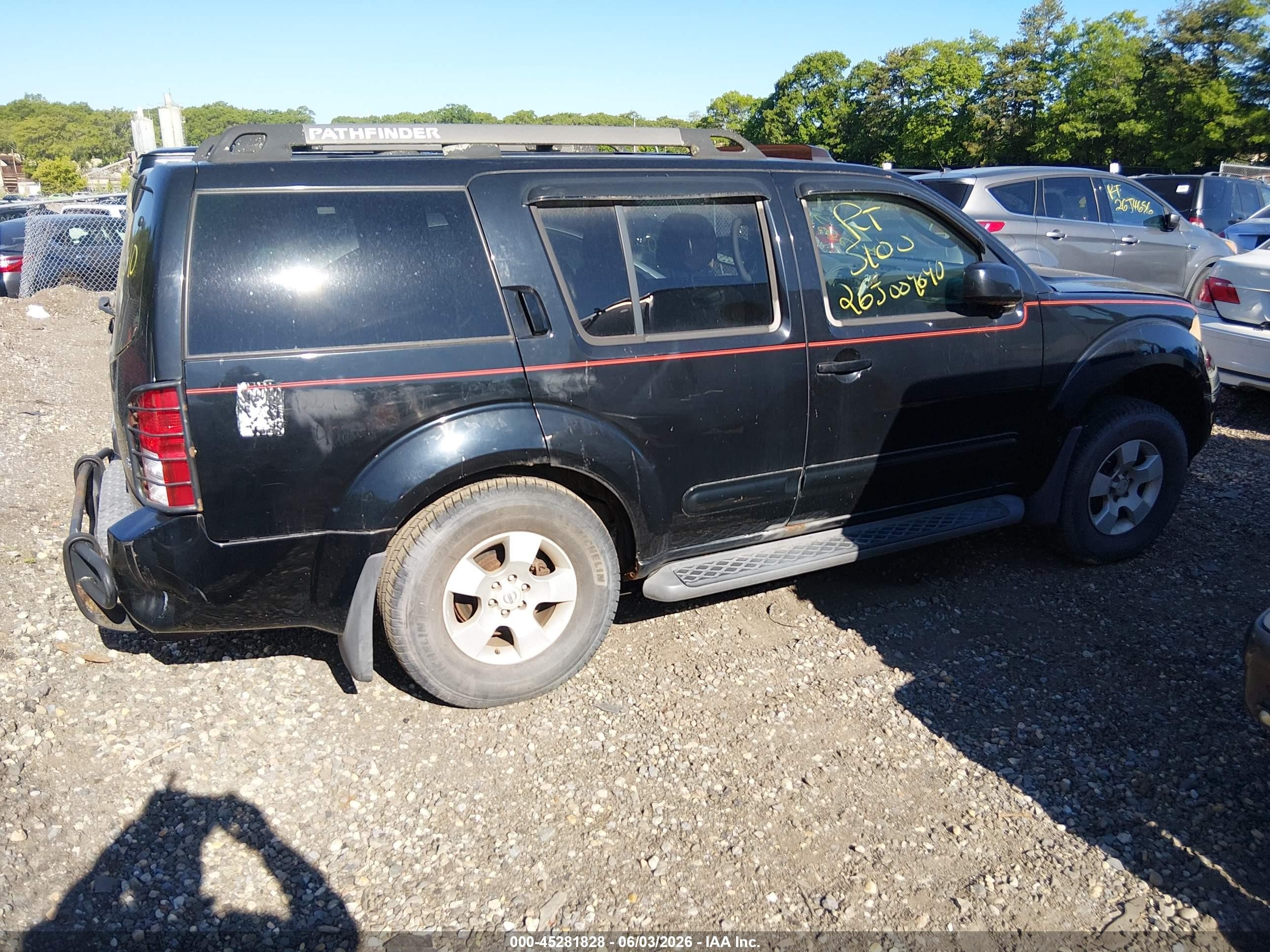 2006 Nissan Pathfinder Se Black vin: 5N1AR18W86C636953