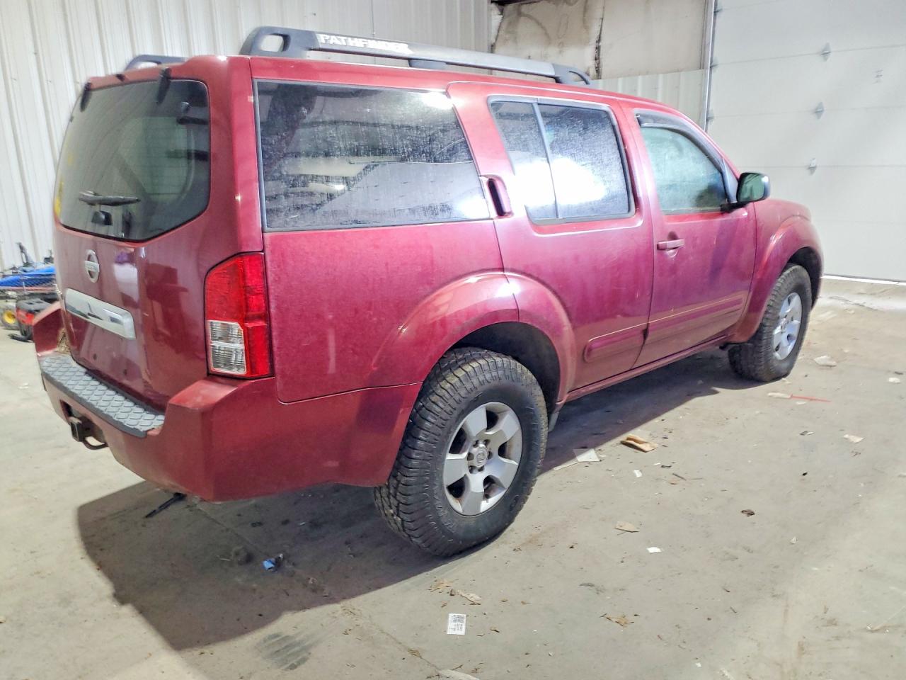 2006 Nissan Pathfinder S Red vin: 5N1AR18W86C658242