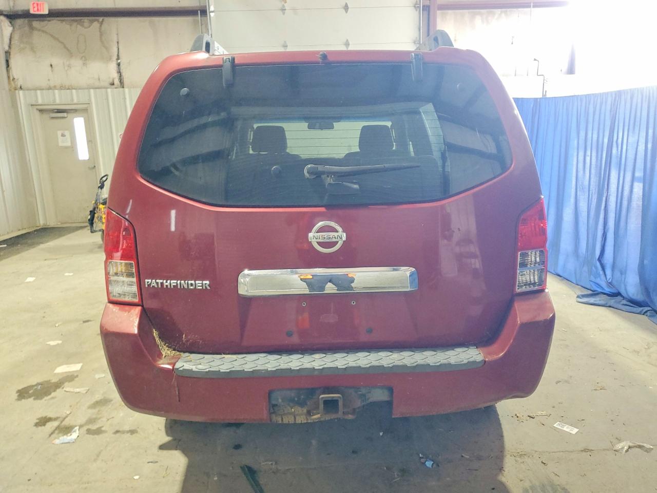2006 Nissan Pathfinder S Red vin: 5N1AR18W86C658242