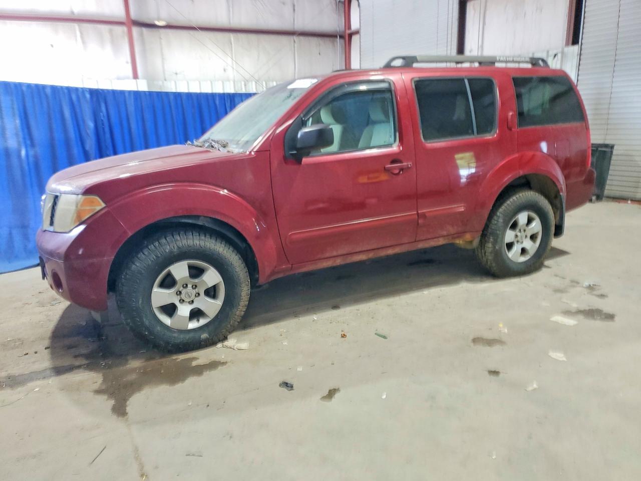 2006 Nissan Pathfinder S Red vin: 5N1AR18W86C658242