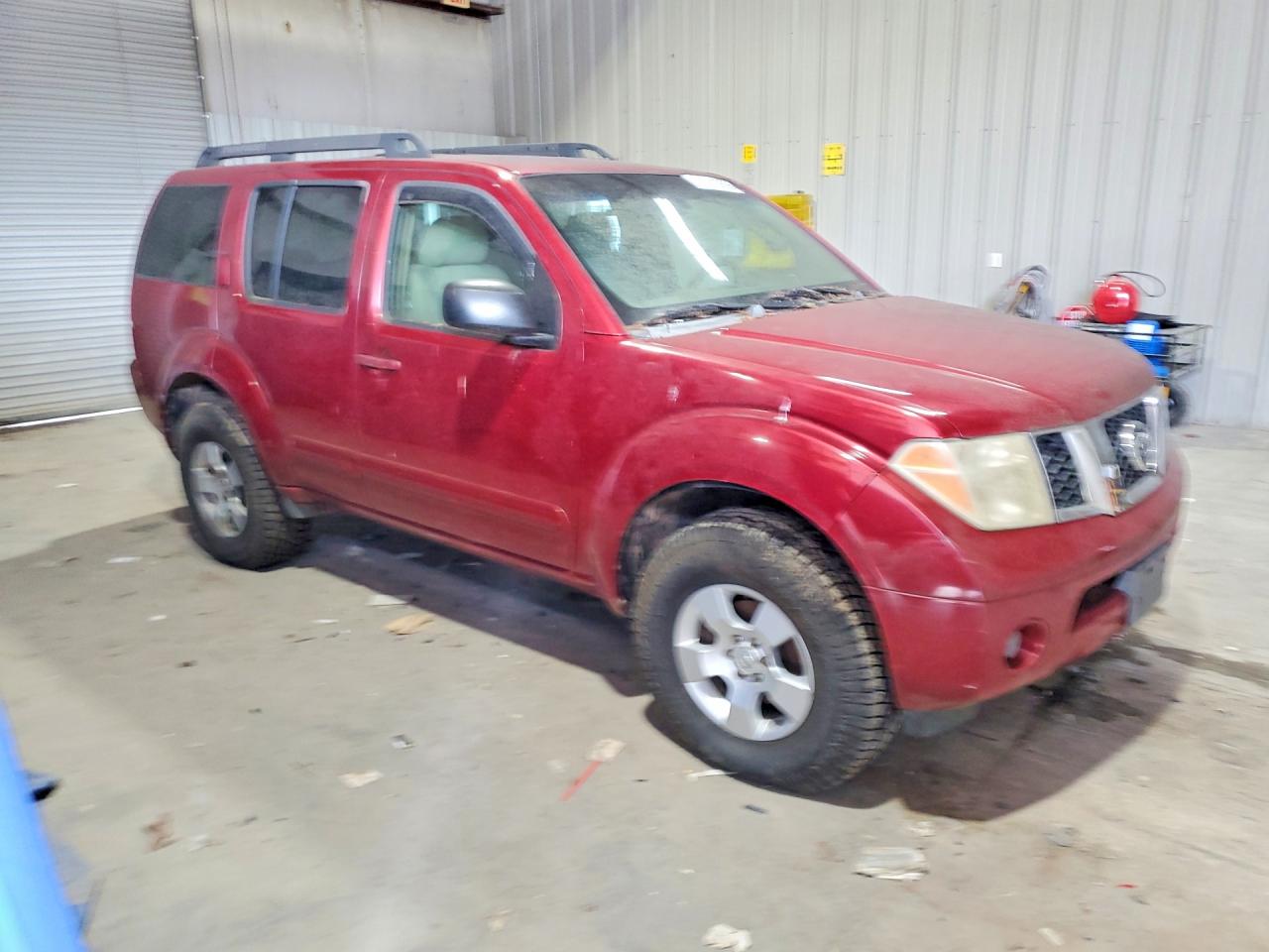 2006 Nissan Pathfinder S Red vin: 5N1AR18W86C658242