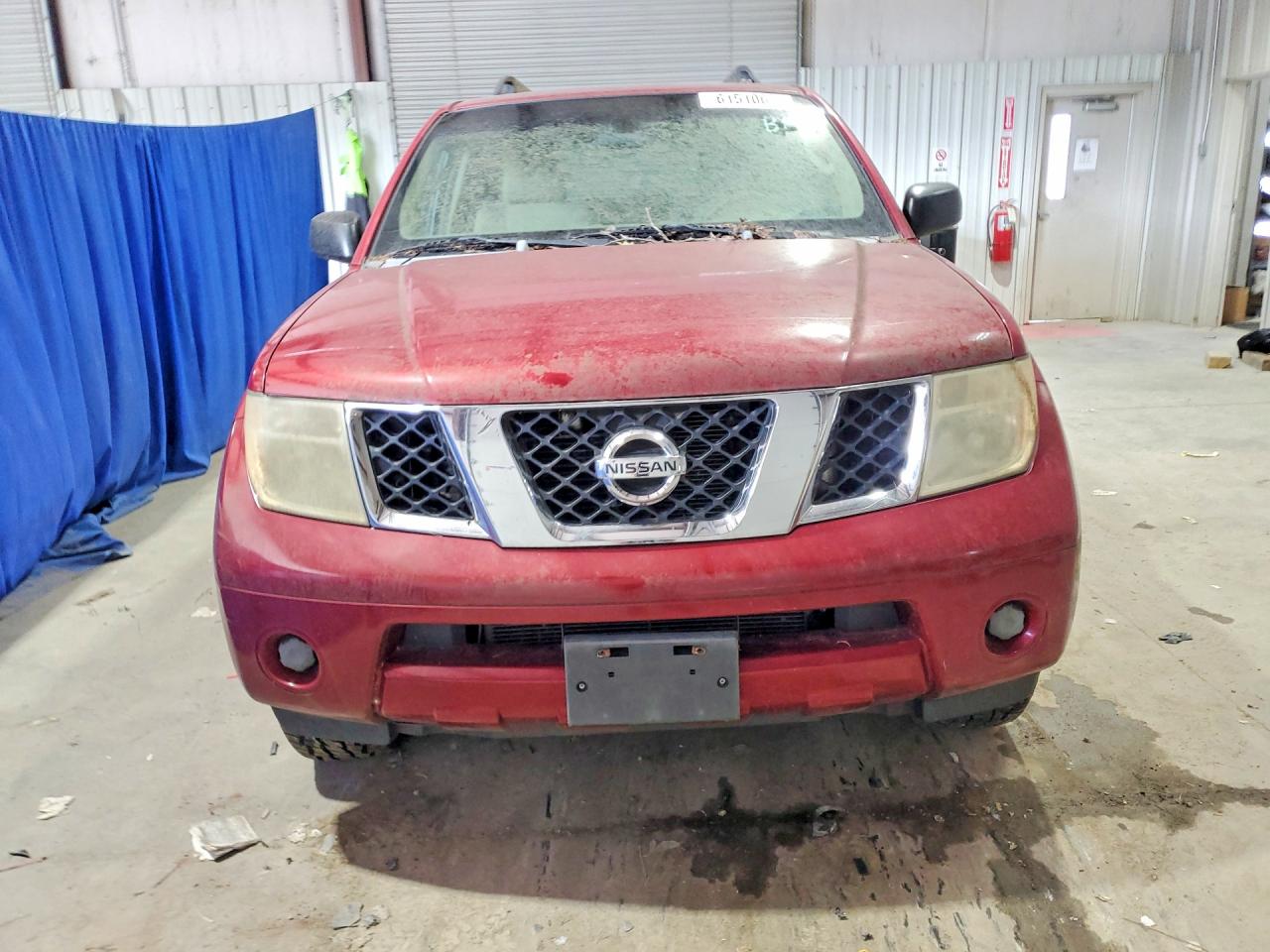 2006 Nissan Pathfinder S Red vin: 5N1AR18W86C658242