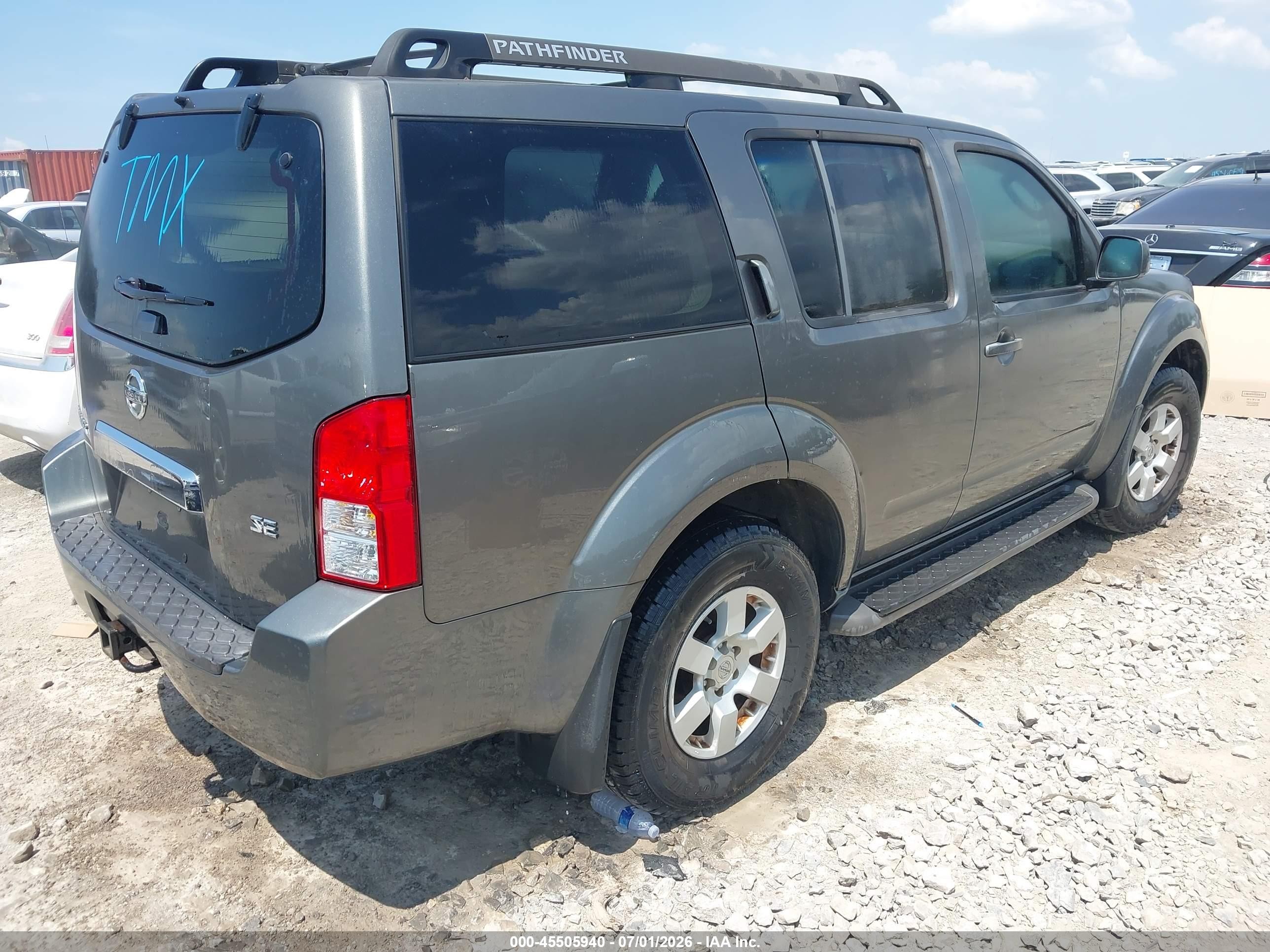 2006 Nissan Pathfinder Se Off-road Gray vin: 5N1AR18W86C668639