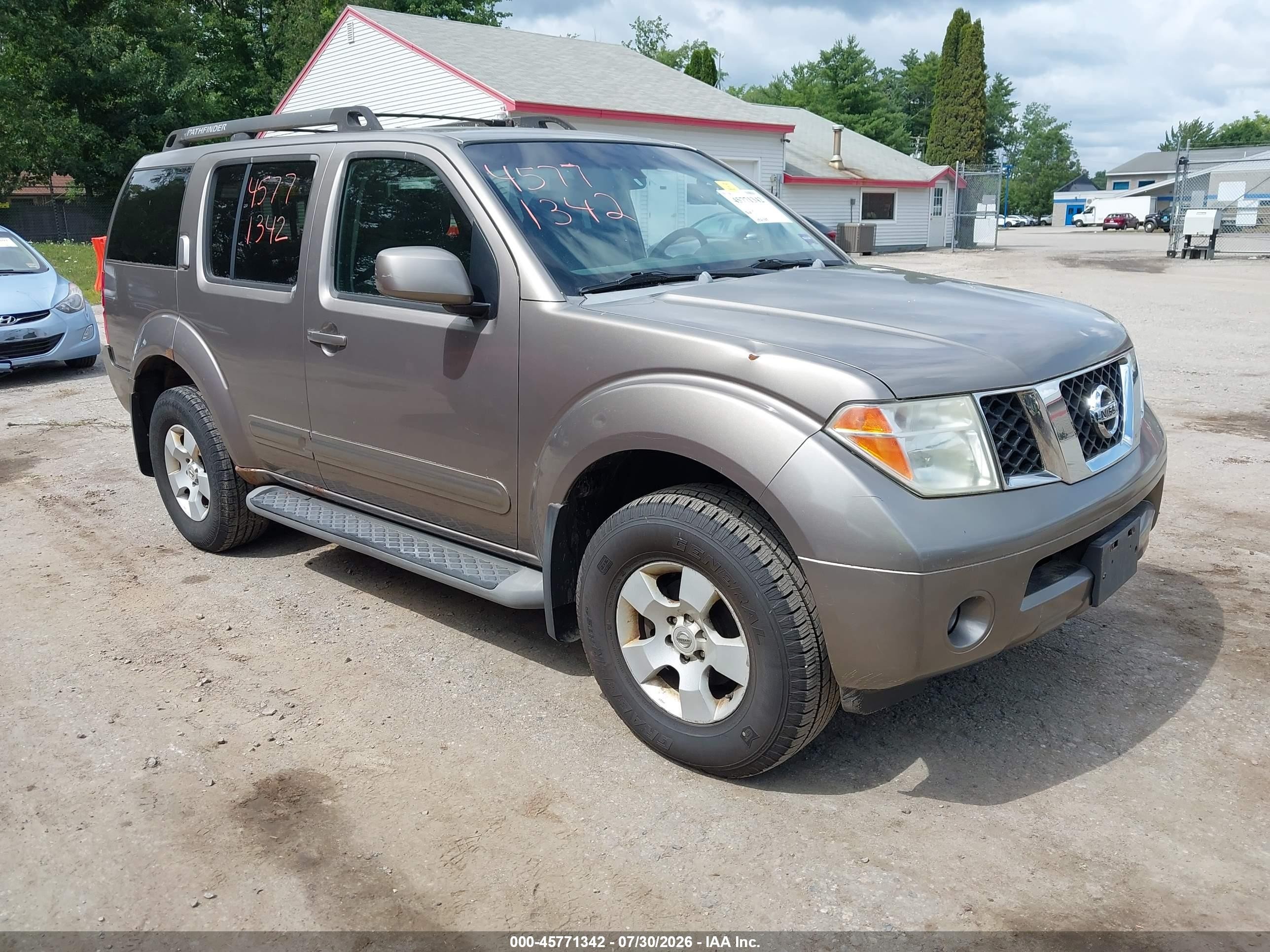 2006 Nissan Pathfinder Se Tan vin: 5N1AR18W86C670651