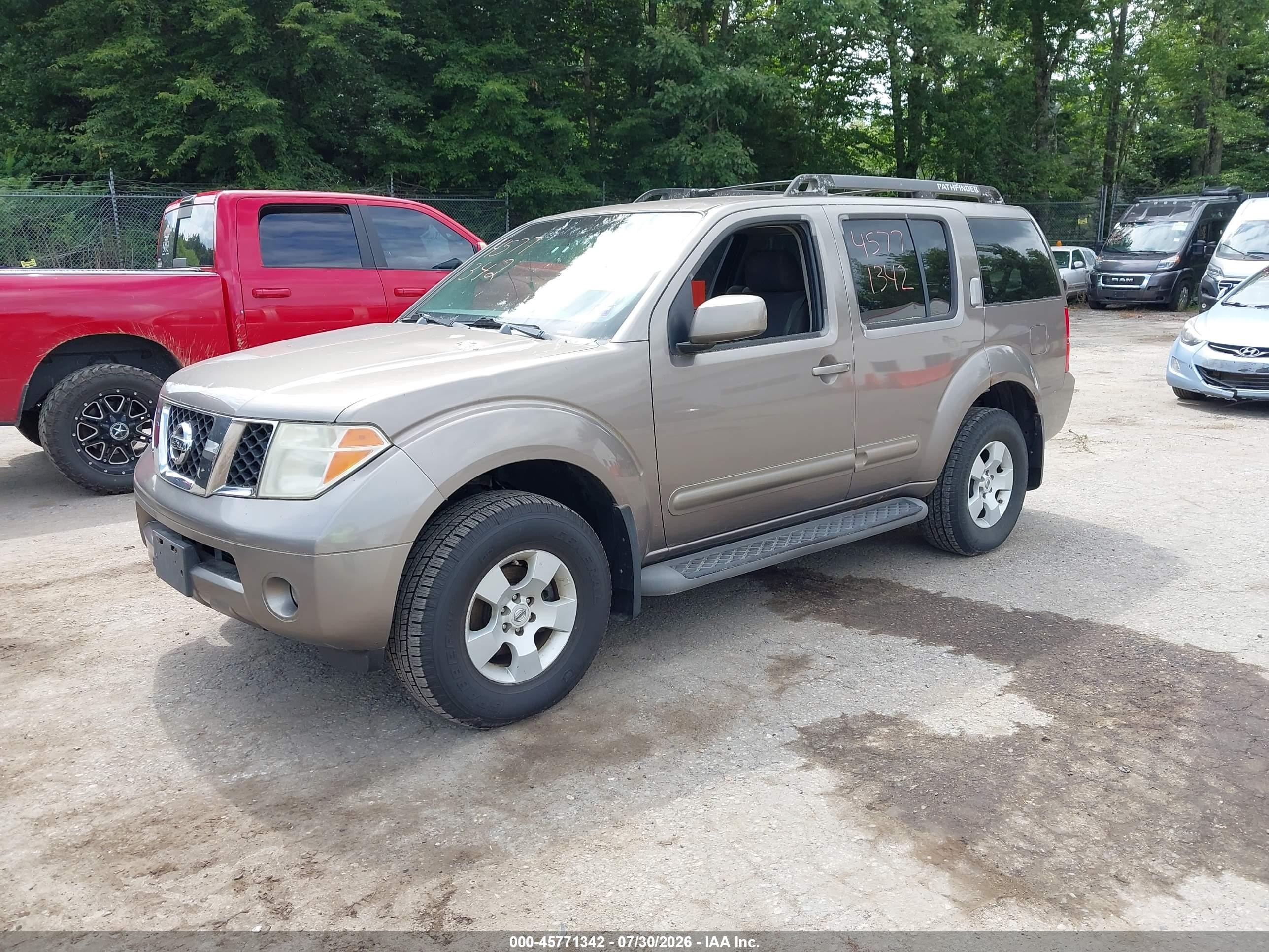 2006 Nissan Pathfinder Se Tan vin: 5N1AR18W86C670651