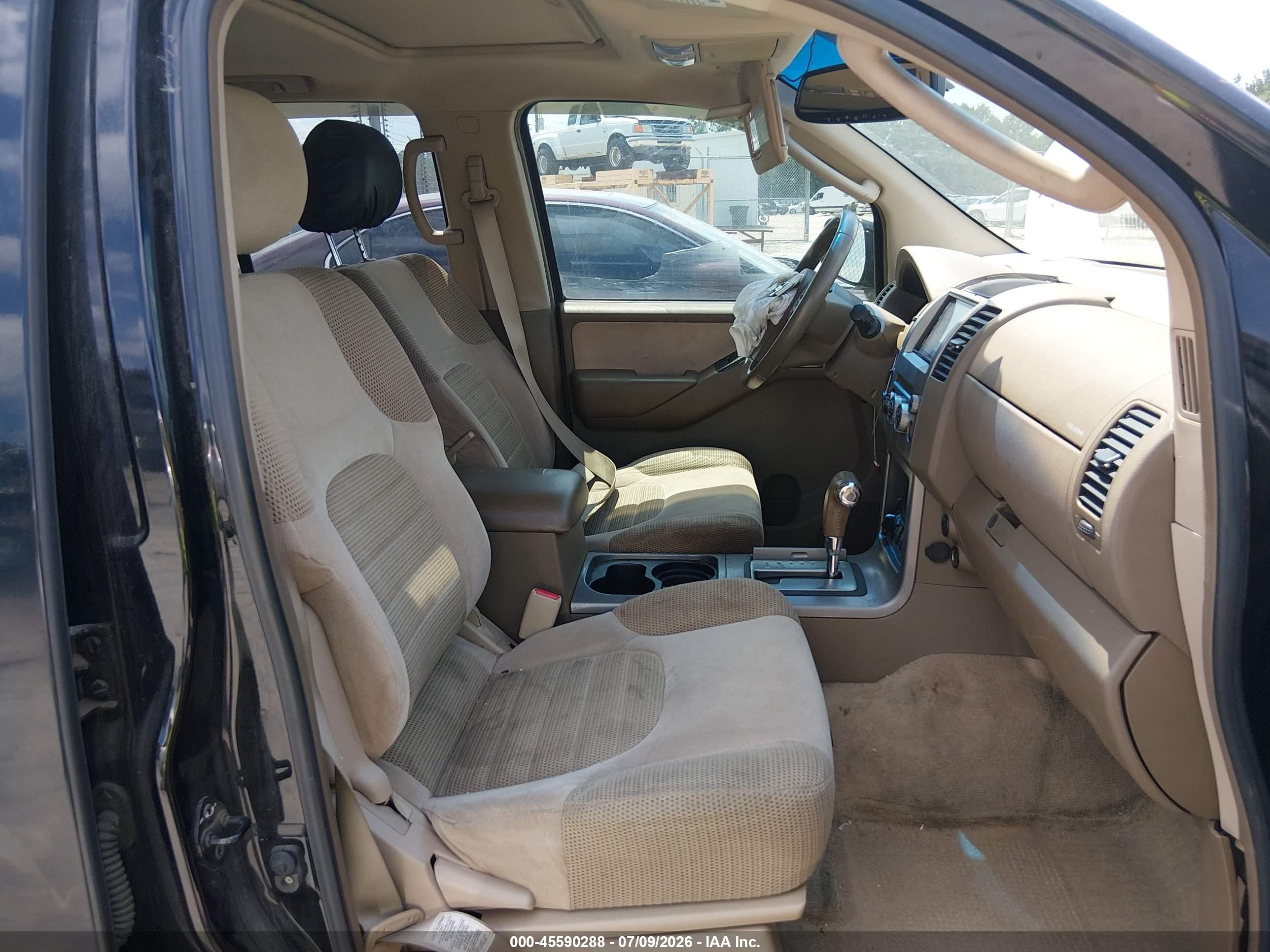 2007 Nissan Pathfinder Se Black vin: 5N1AR18W87C615313