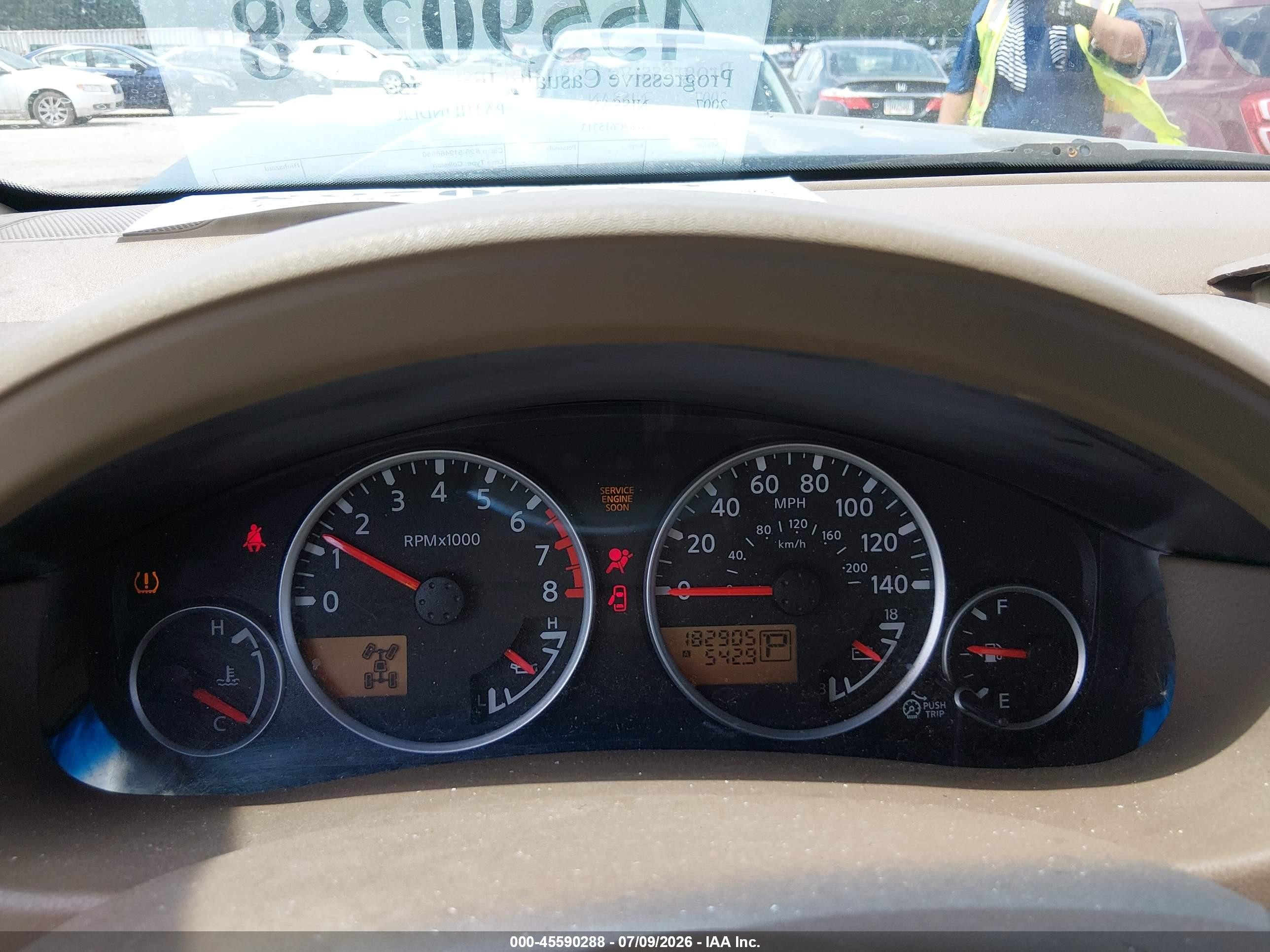 2007 Nissan Pathfinder Se Black vin: 5N1AR18W87C615313