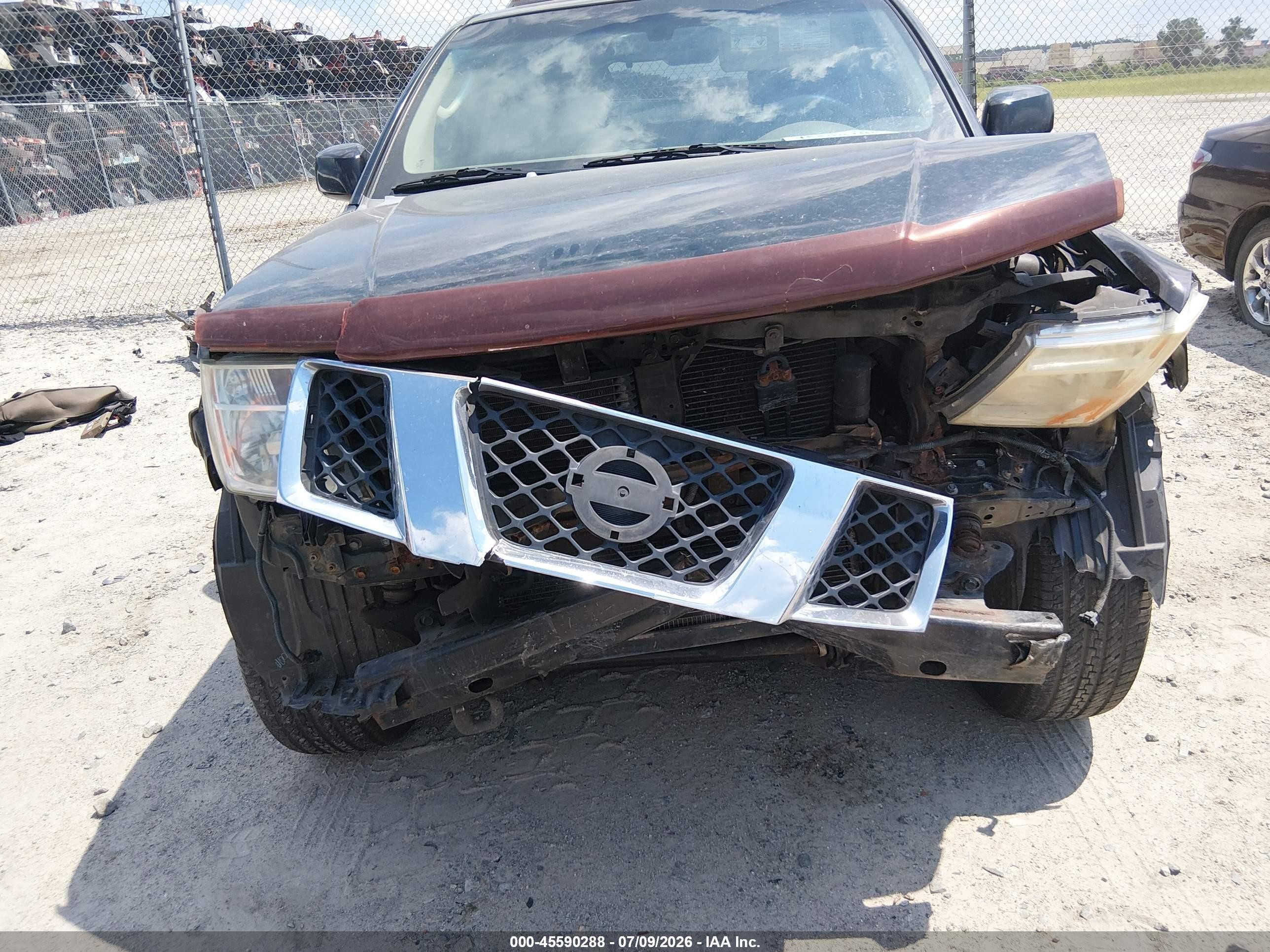 2007 Nissan Pathfinder Se Black vin: 5N1AR18W87C615313