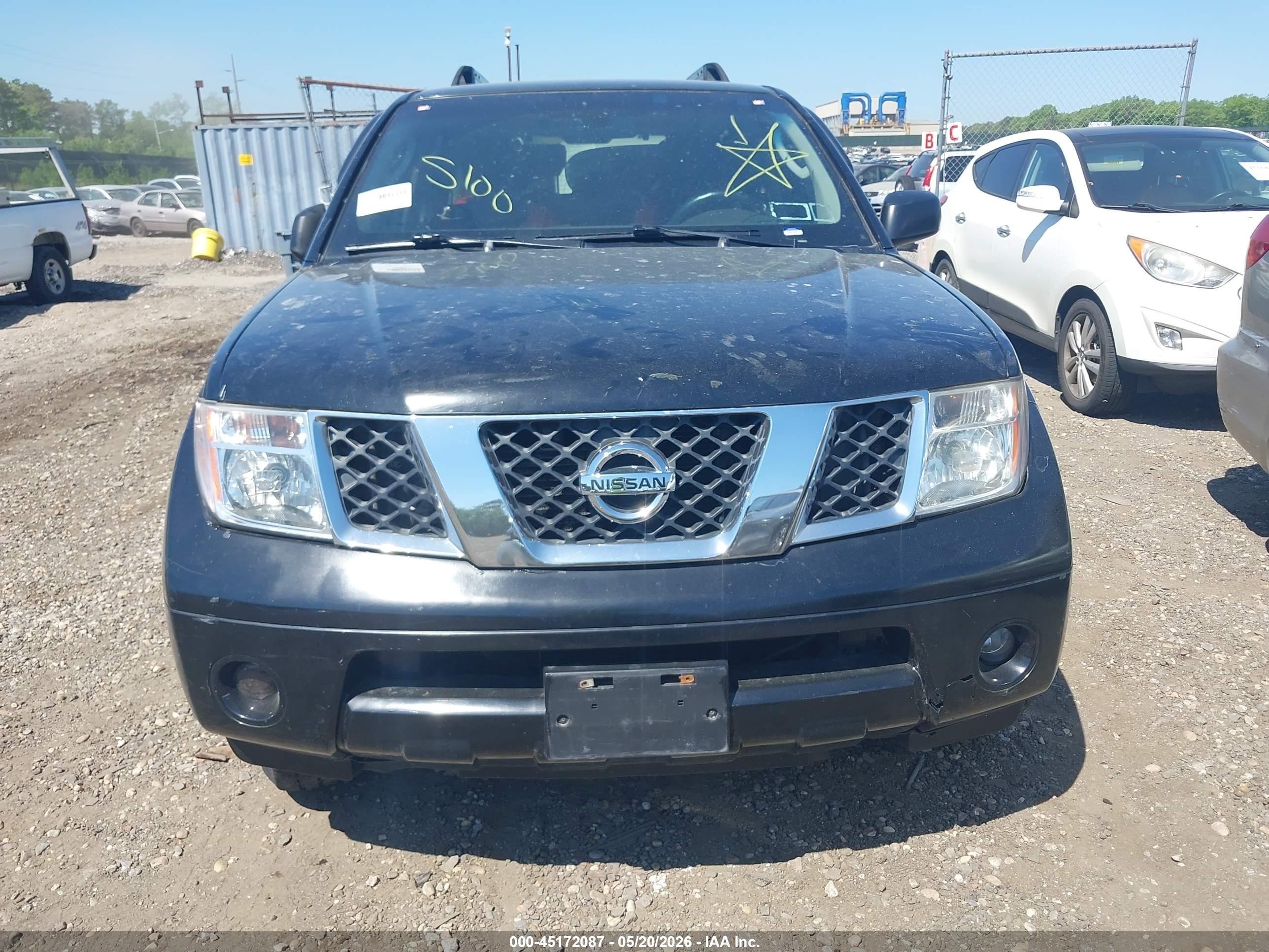 2007 Nissan Pathfinder S Black vin: 5N1AR18W87C633181