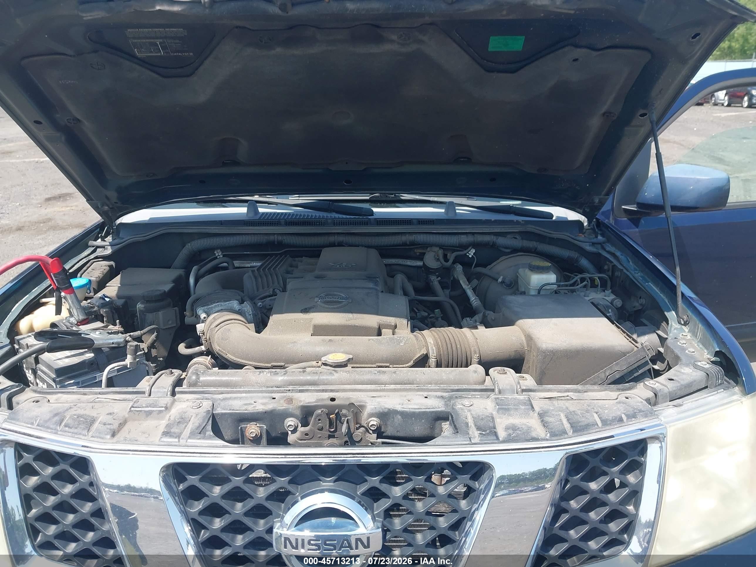 2007 Nissan Pathfinder Le Blue vin: 5N1AR18W87C635612