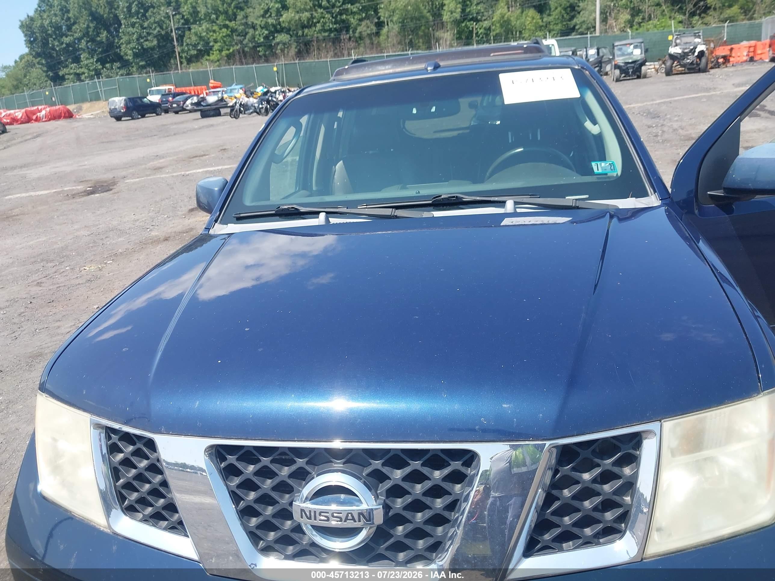 2007 Nissan Pathfinder Le Blue vin: 5N1AR18W87C635612