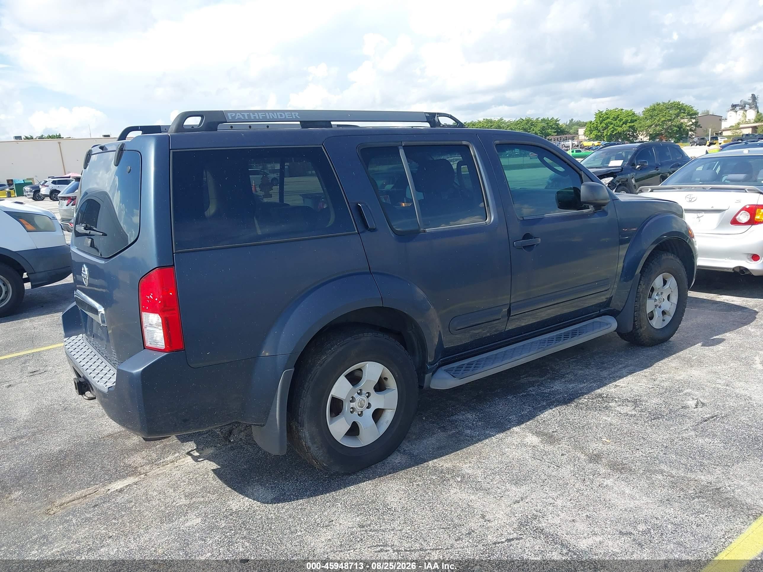 2005 Nissan Pathfinder Xe Blue vin: 5N1AR18W95C782051