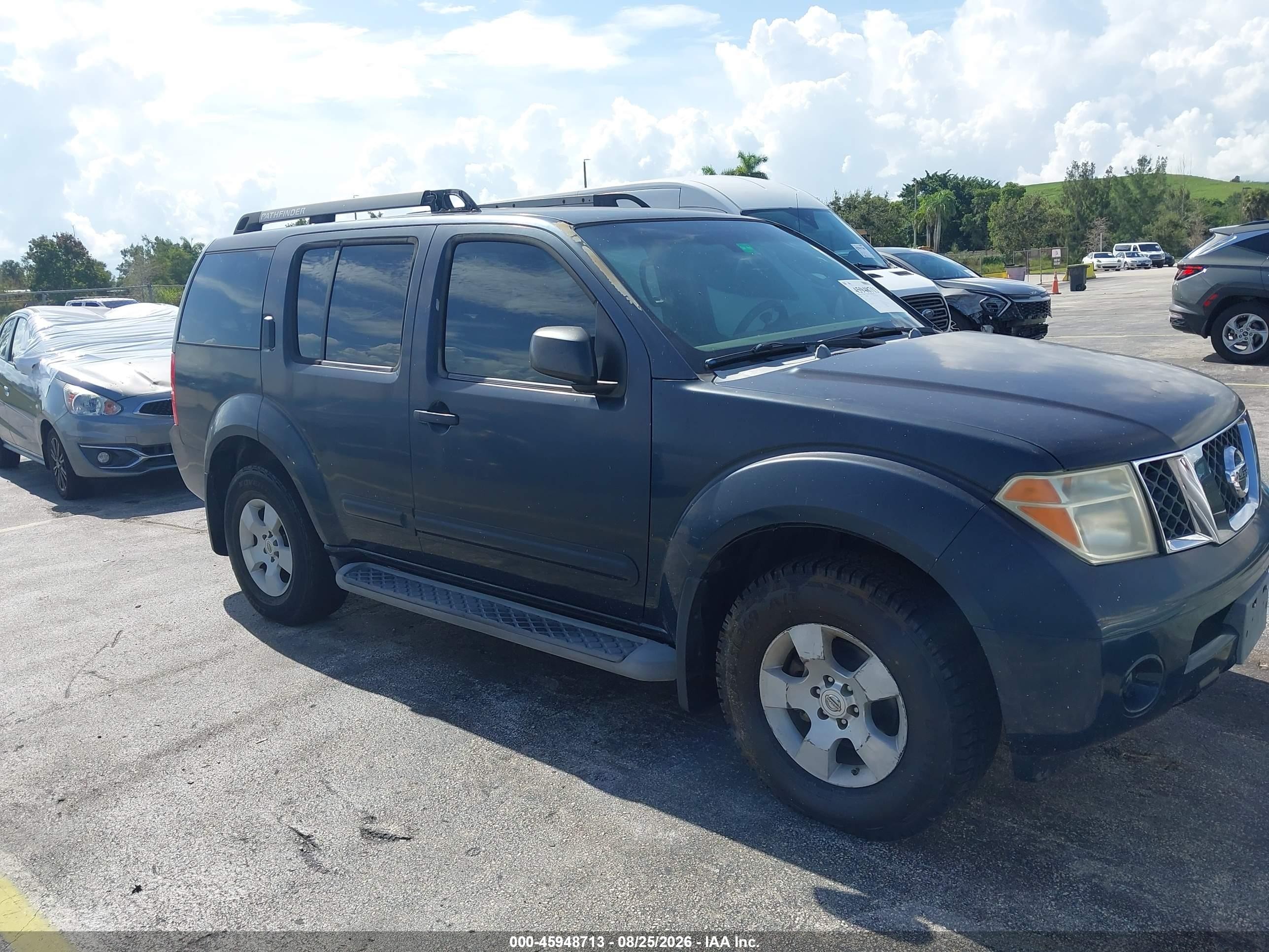 2005 Nissan Pathfinder Xe Blue vin: 5N1AR18W95C782051
