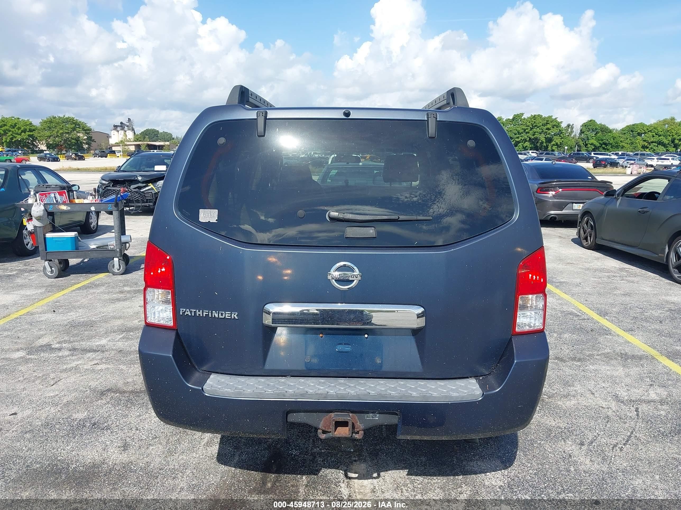2005 Nissan Pathfinder Xe Blue vin: 5N1AR18W95C782051