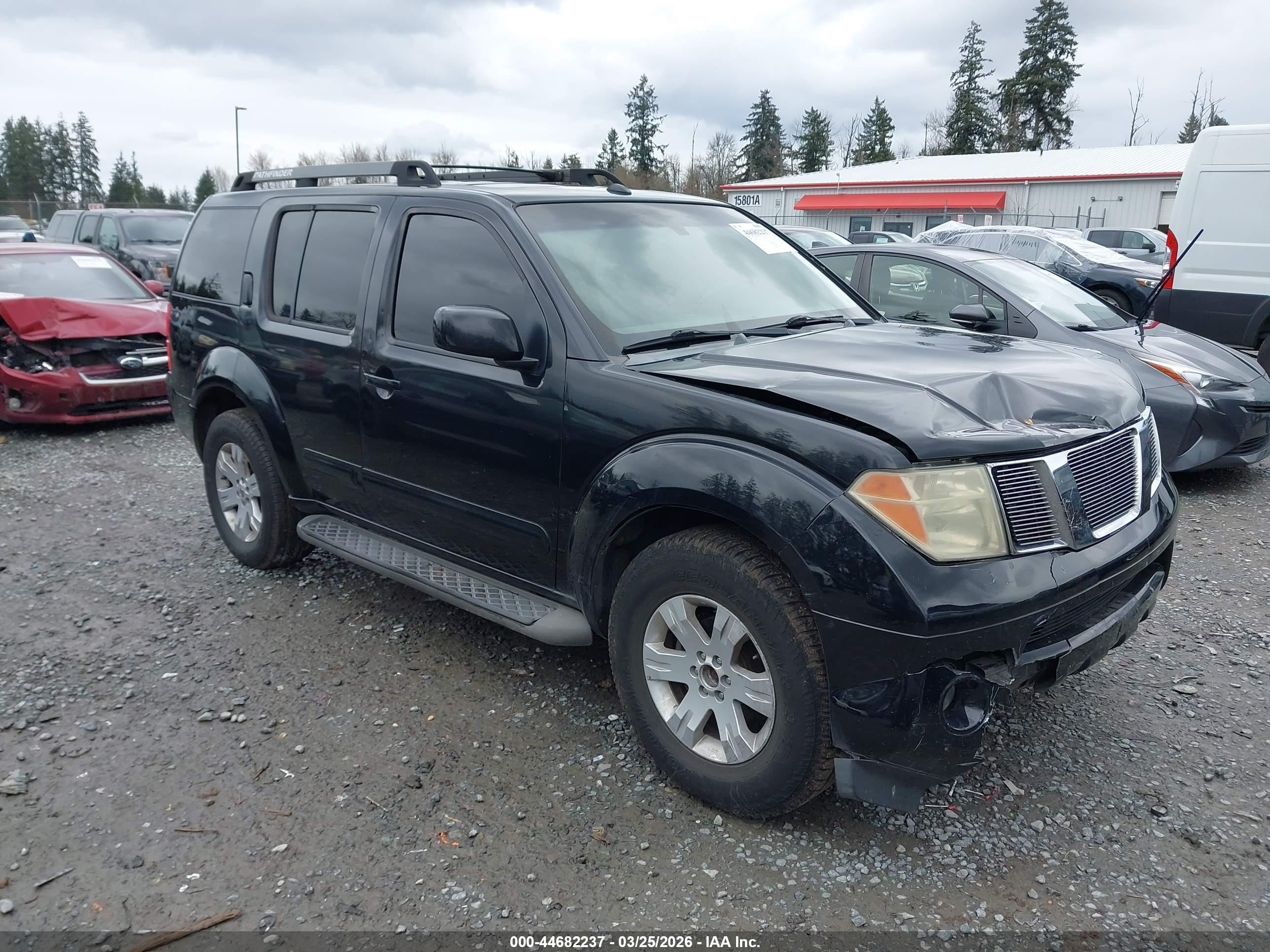 2006 Nissan Pathfinder Le Black vin: 5N1AR18W96C650991