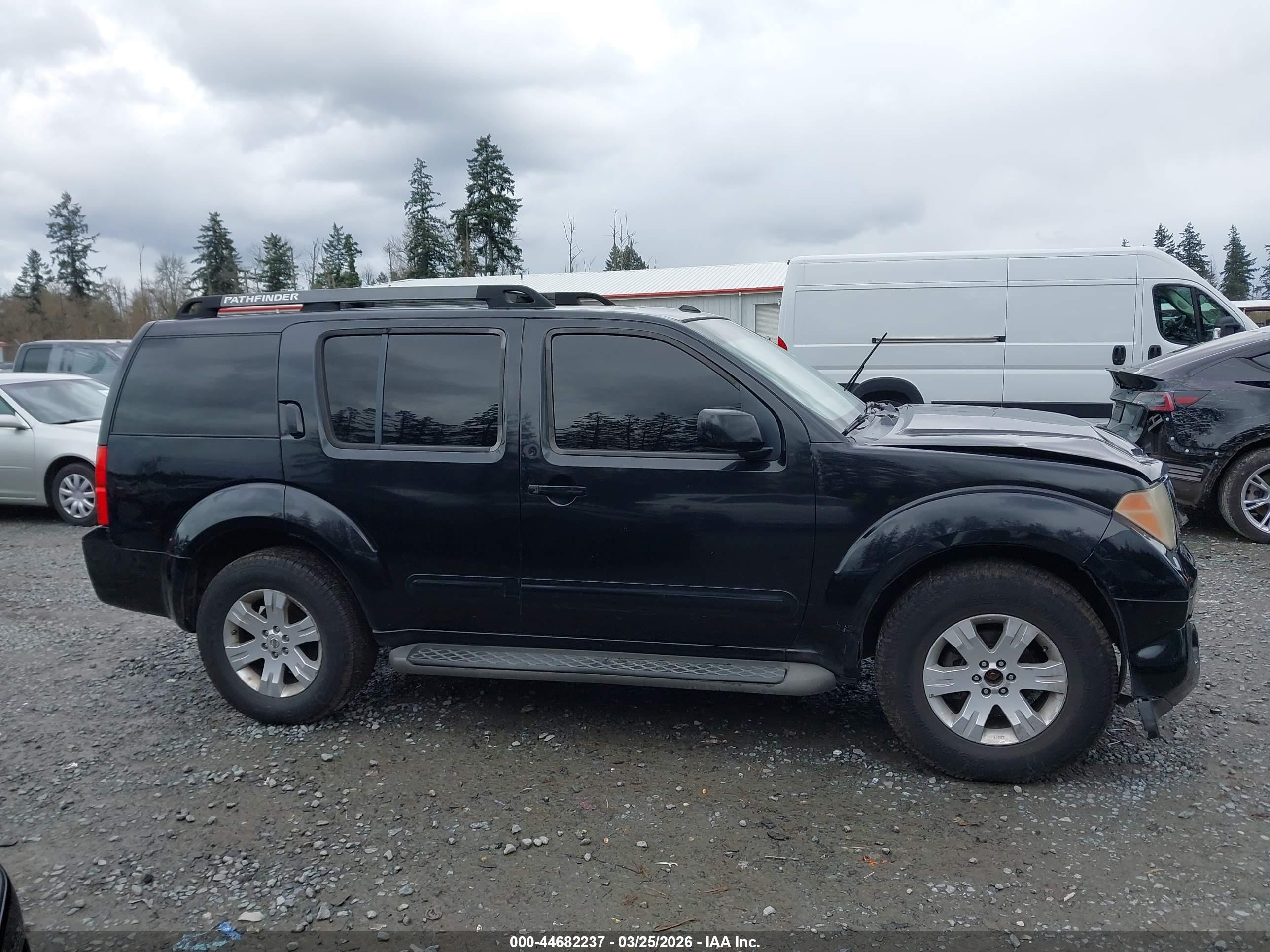 2006 Nissan Pathfinder Le Black vin: 5N1AR18W96C650991