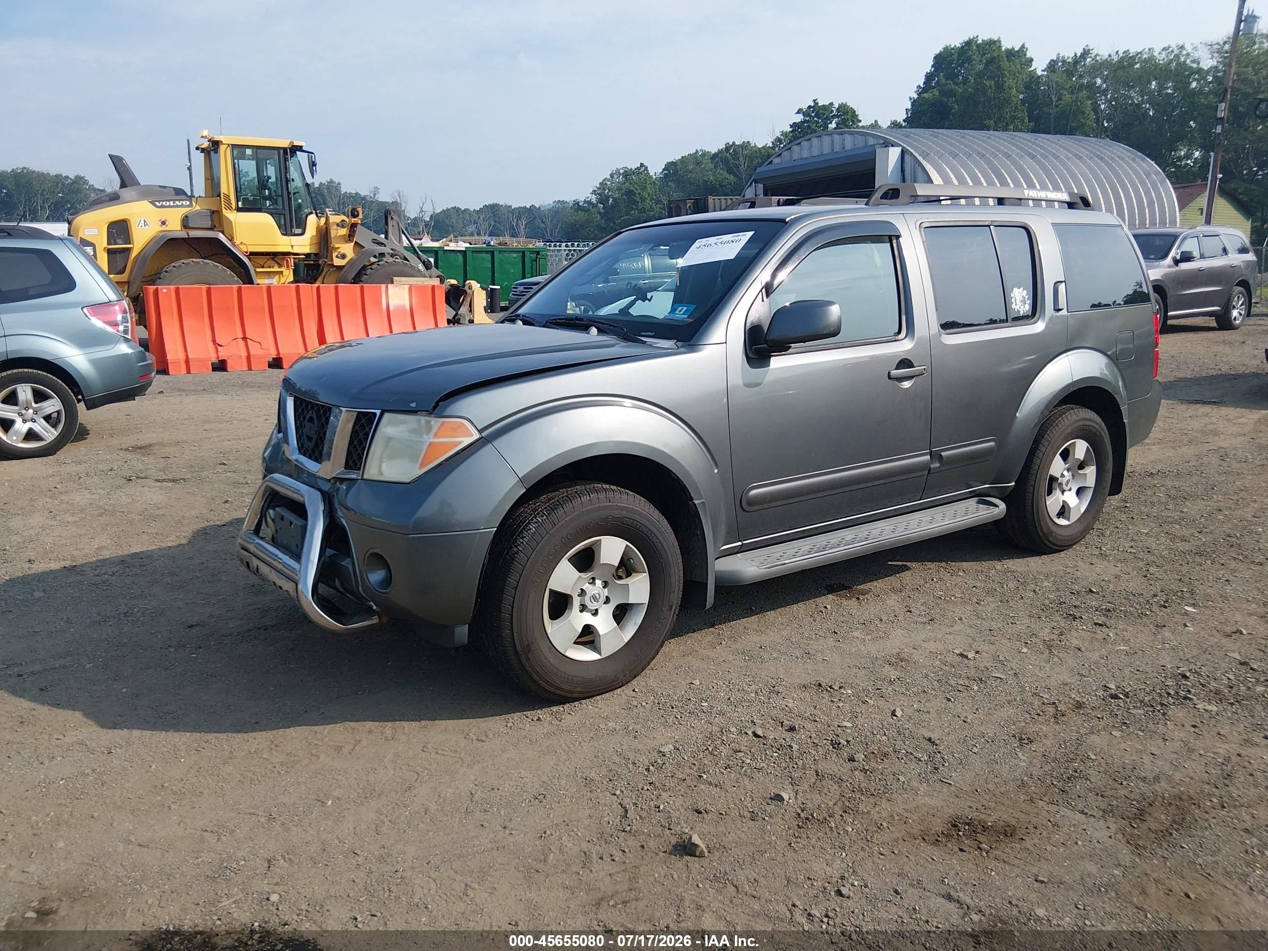 2006 Nissan Pathfinder Se Серый vin: 5N1AR18W96C651459