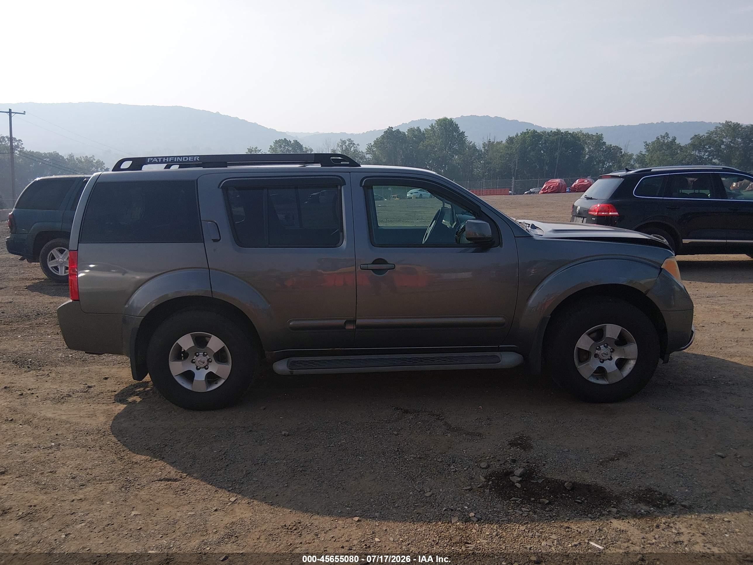 2006 Nissan Pathfinder Se Серый vin: 5N1AR18W96C651459