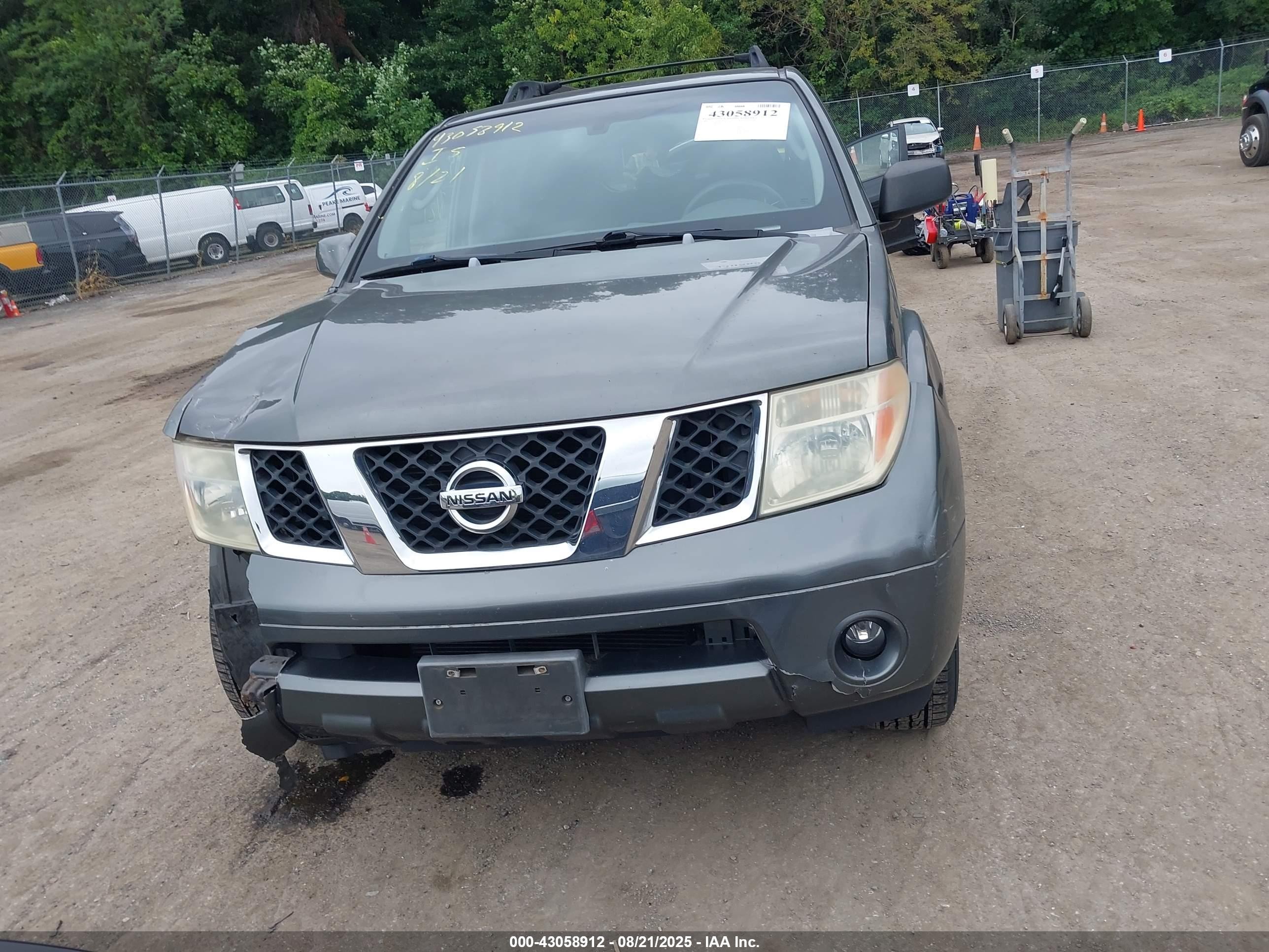 2006 Nissan Pathfinder Se Gray vin: 5N1AR18W96C667645