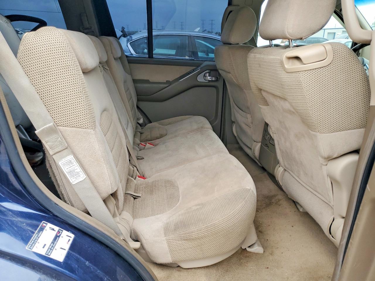 2007 Nissan Pathfinder S Синий vin: 5N1AR18W97C625686