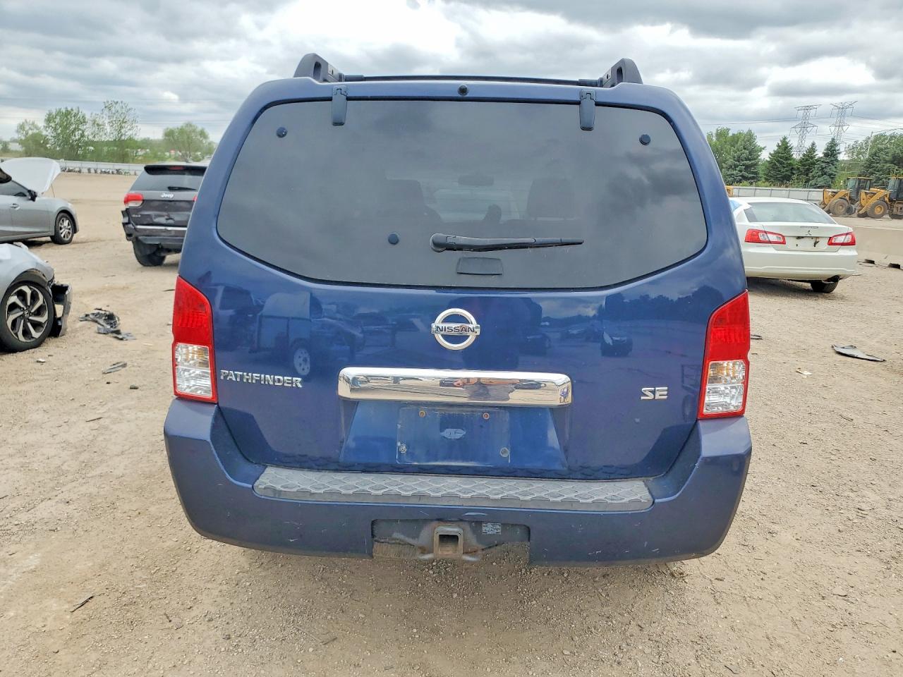 2007 Nissan Pathfinder S Синий vin: 5N1AR18W97C625686