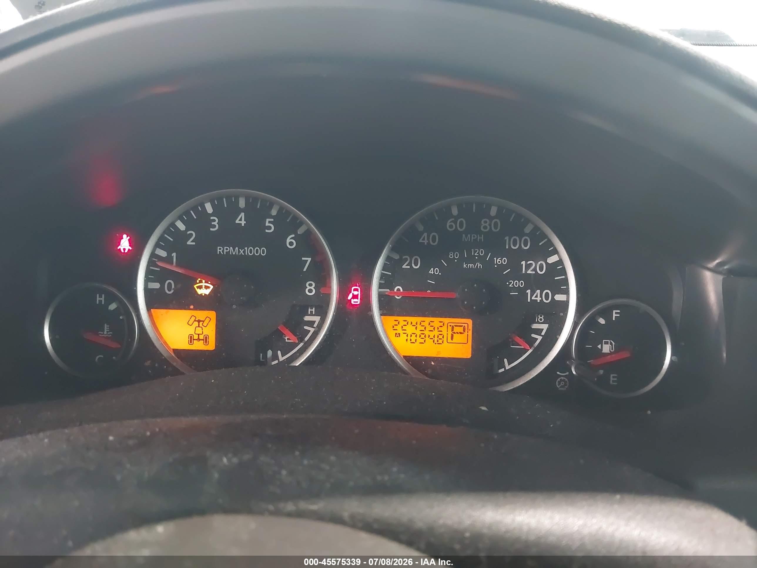 2005 Nissan Pathfinder Le Maroon vin: 5N1AR18WX5C718861