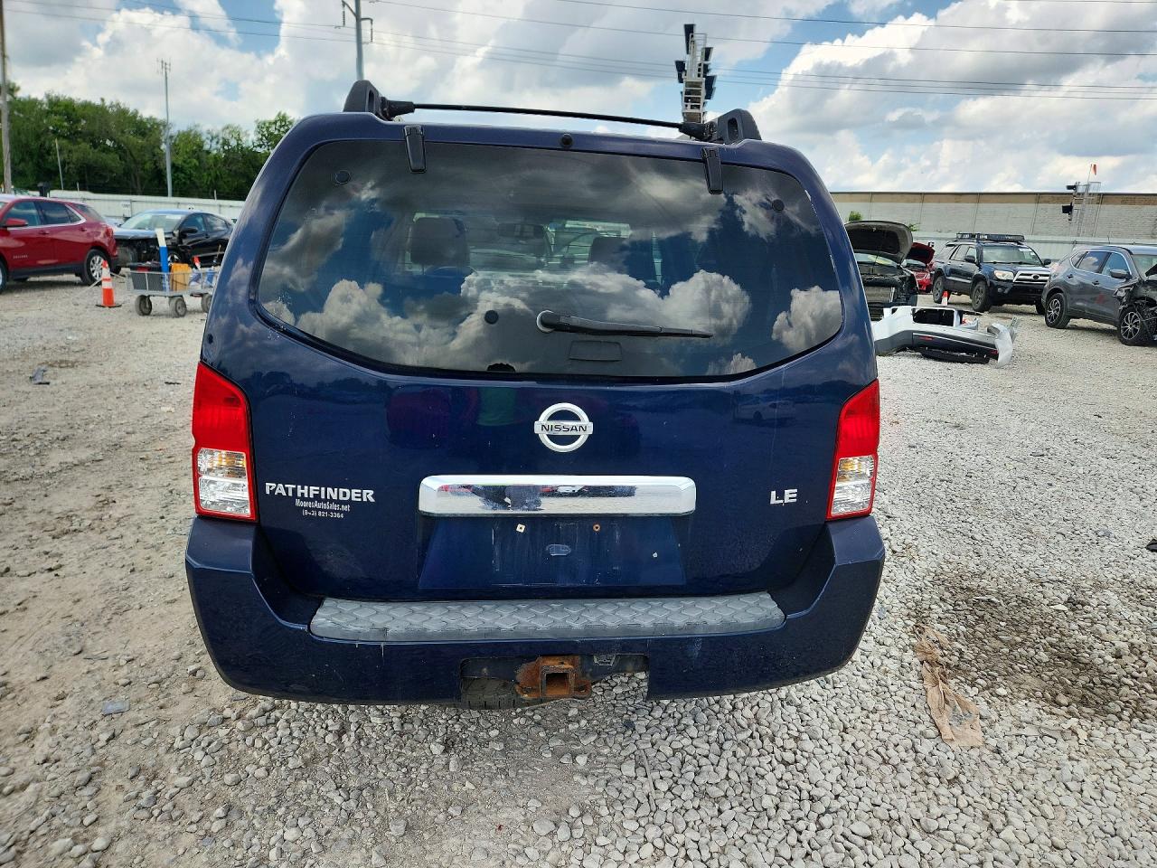 2006 Nissan Pathfinder S Blue vin: 5N1AR18WX6C618308