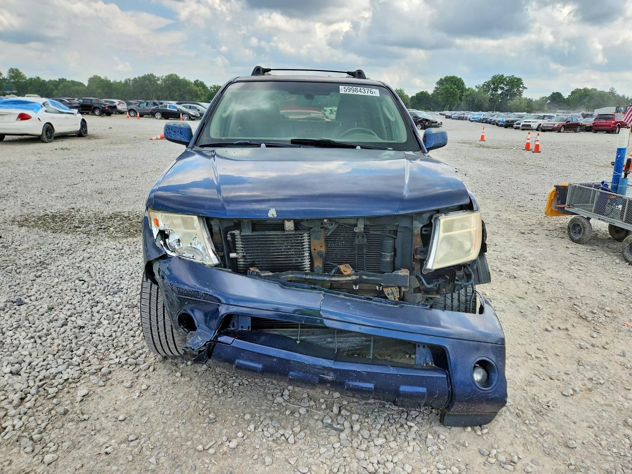 2006 Nissan Pathfinder S Blue vin: 5N1AR18WX6C618308