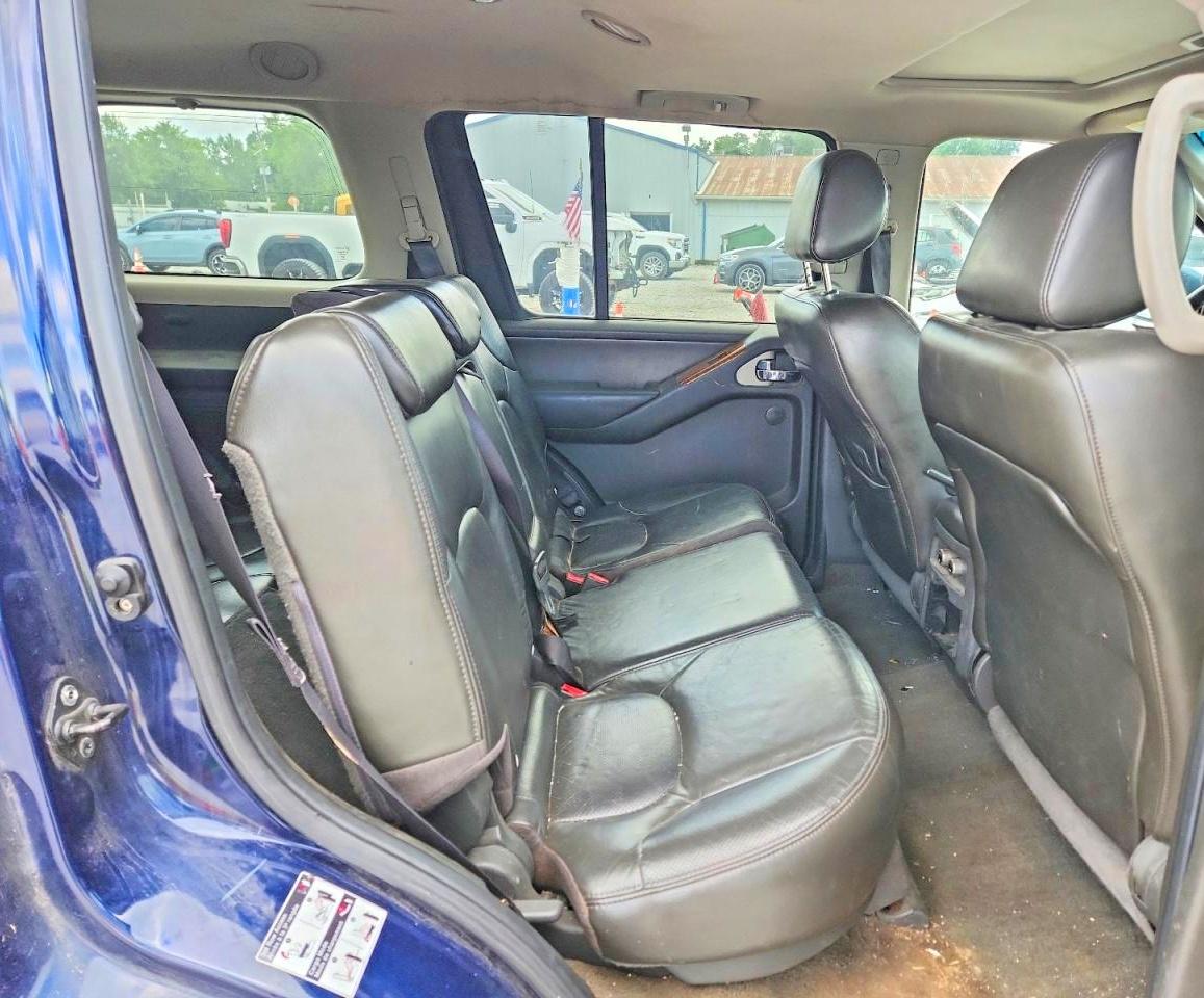 2006 Nissan Pathfinder S Blue vin: 5N1AR18WX6C618308