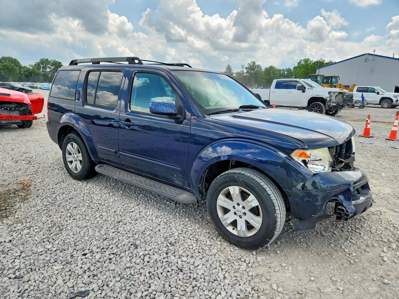 2006 Nissan Pathfinder S Blue vin: 5N1AR18WX6C618308