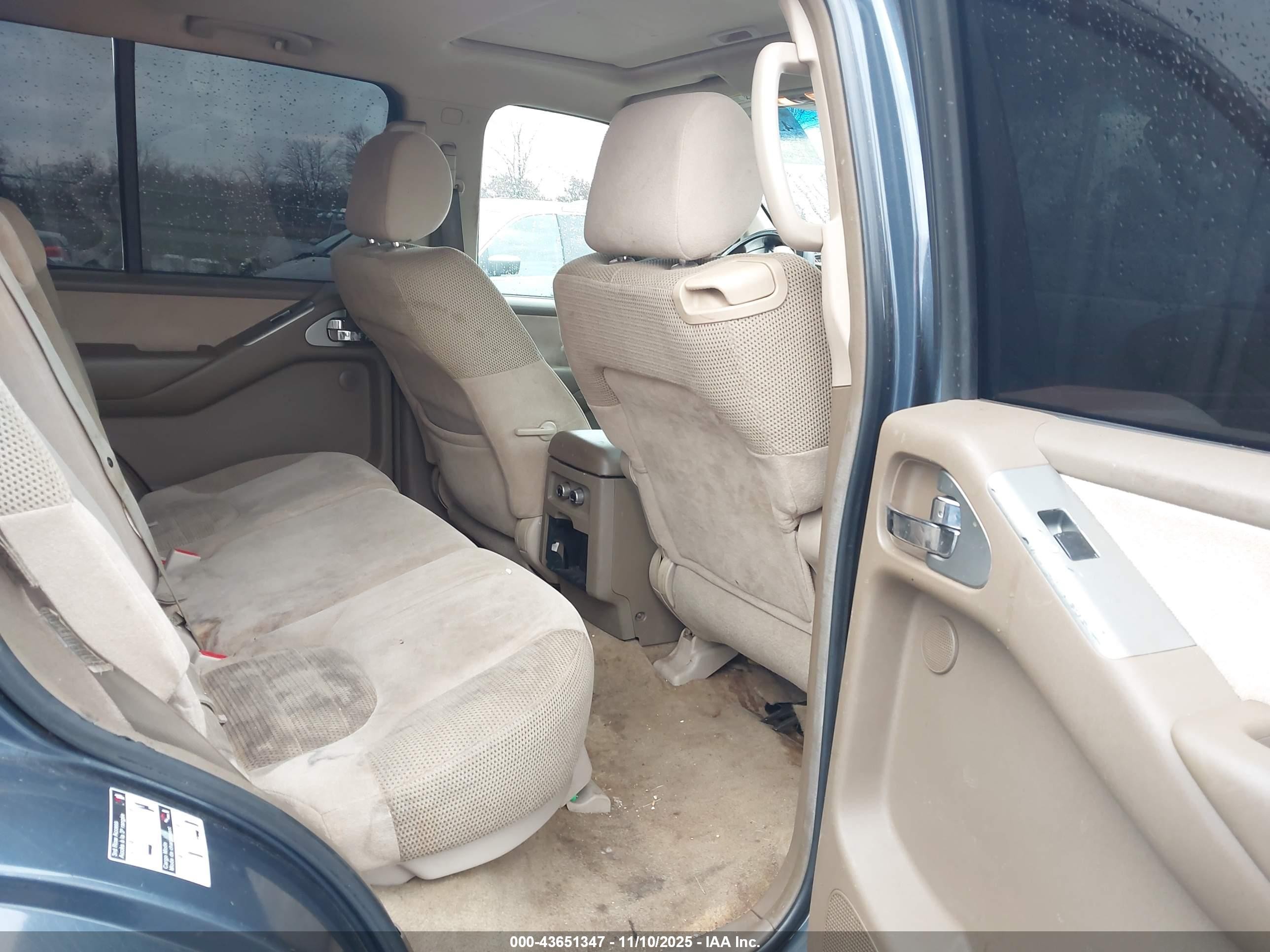 2006 Nissan Pathfinder Se Blue vin: 5N1AR18WX6C626604