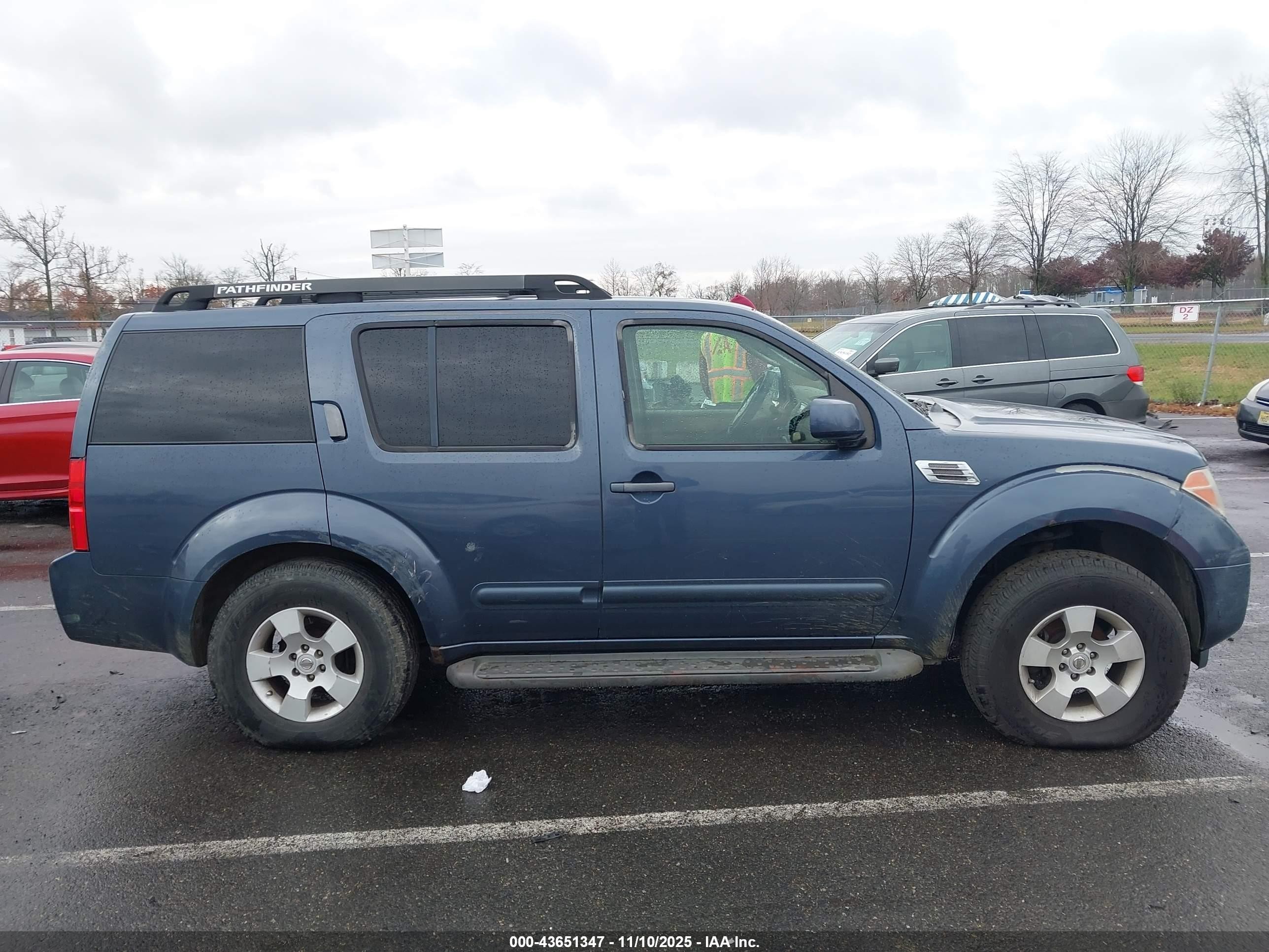 2006 Nissan Pathfinder Se Blue vin: 5N1AR18WX6C626604