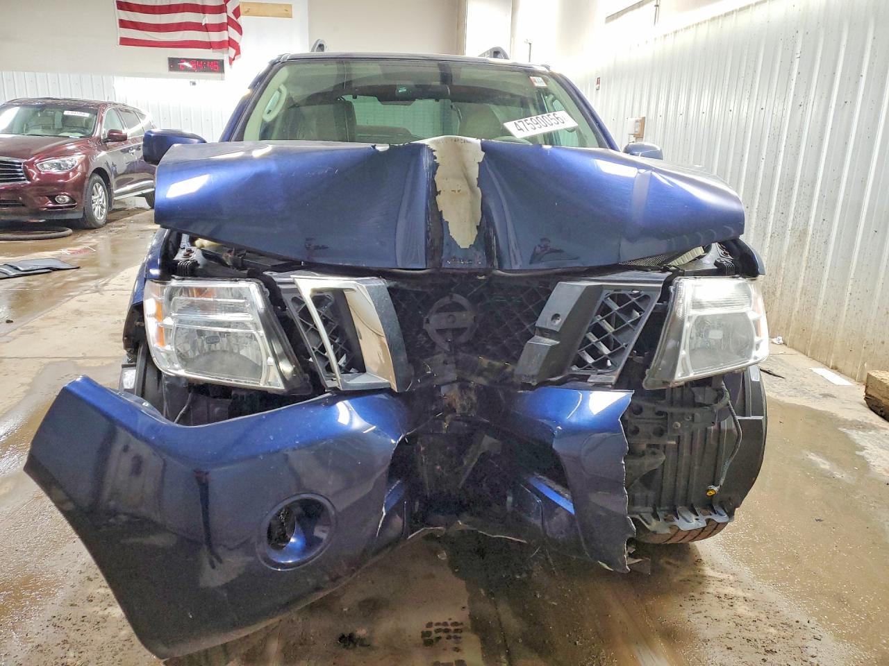 2010 Nissan Pathfinder S Синий vin: 5N1AR1NB0AC622295